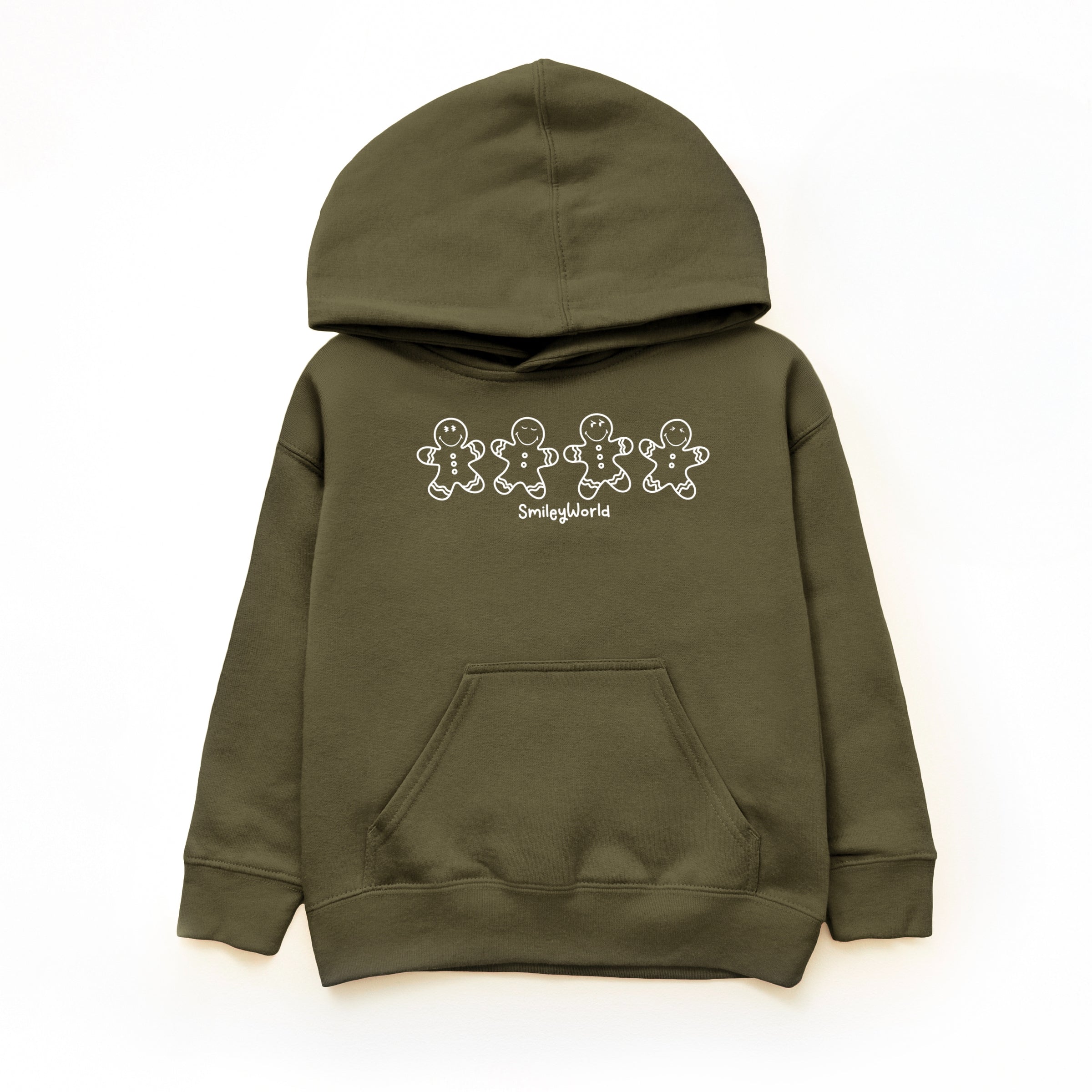SmileyWorld Gingerbread - Toddler Hoodie and Youth Graphic Hoodie