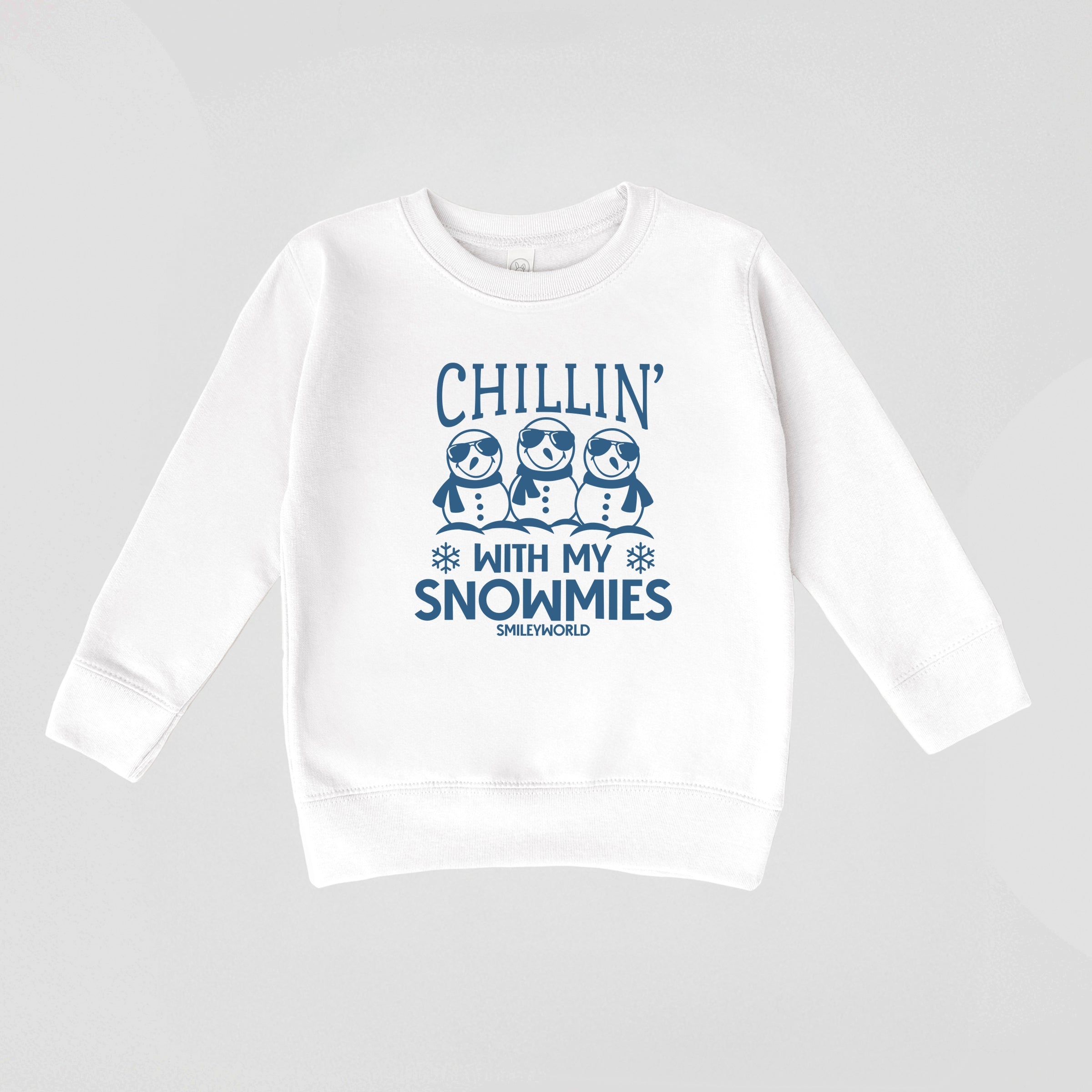 SmileyWorld Chillin' With My Snowmies - Toddler Graphic Sweatshirt and Youth Graphic Sweatshirt