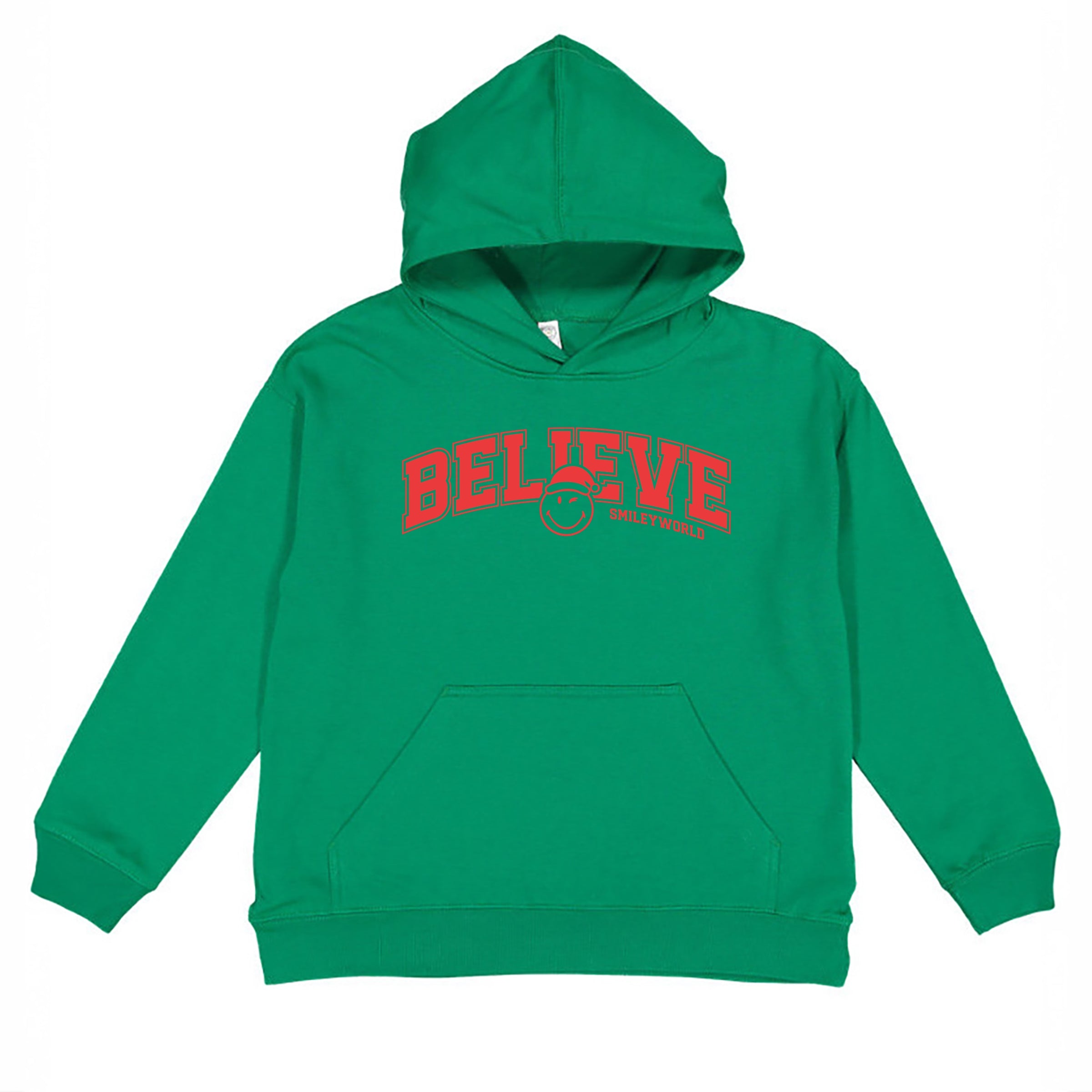SmileyWorld Varisty Believe - Toddler Hoodie and Youth Graphic Hoodie