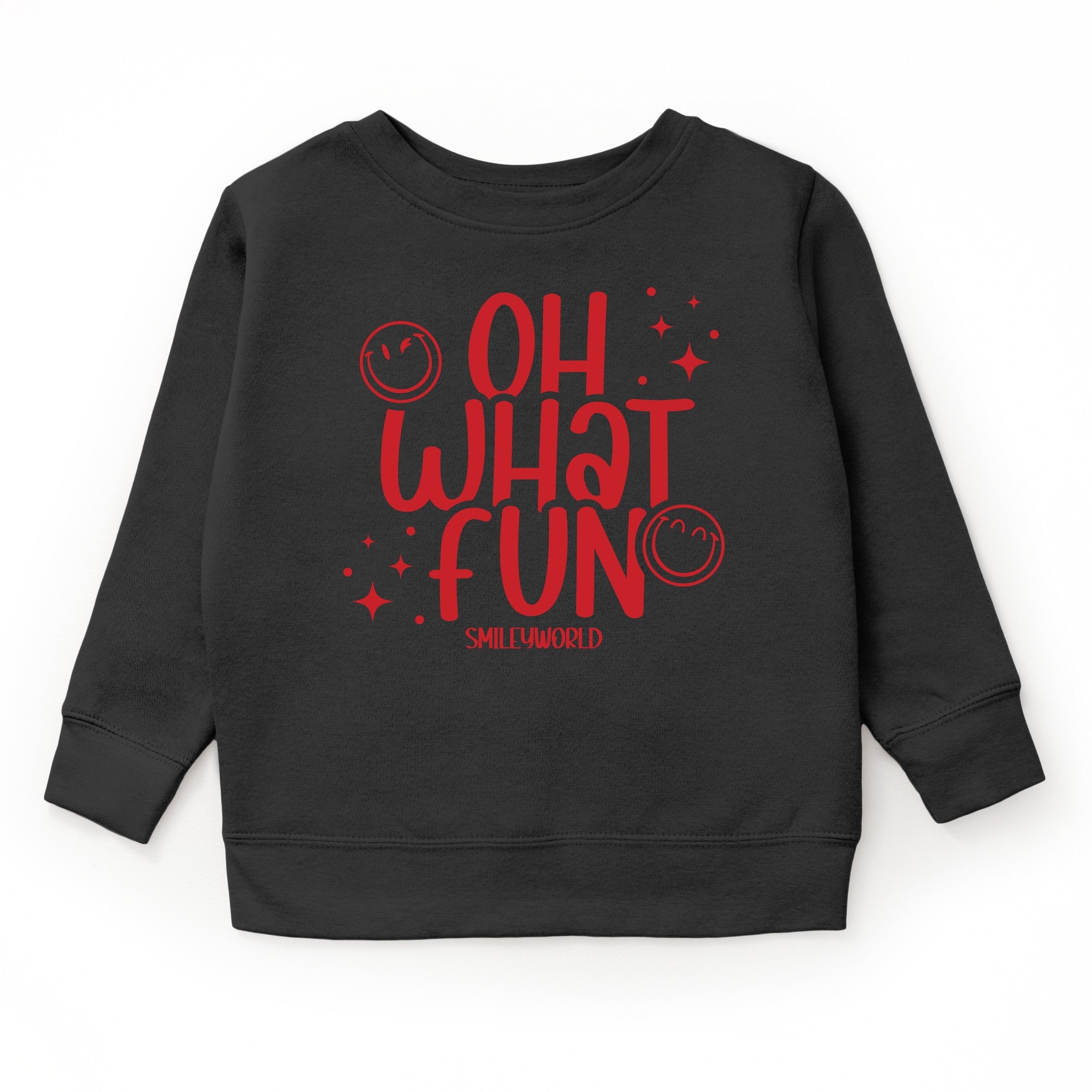 SmileyWorld Oh What Fun - Toddler Graphic Sweatshirt and Youth Graphic Sweatshirt