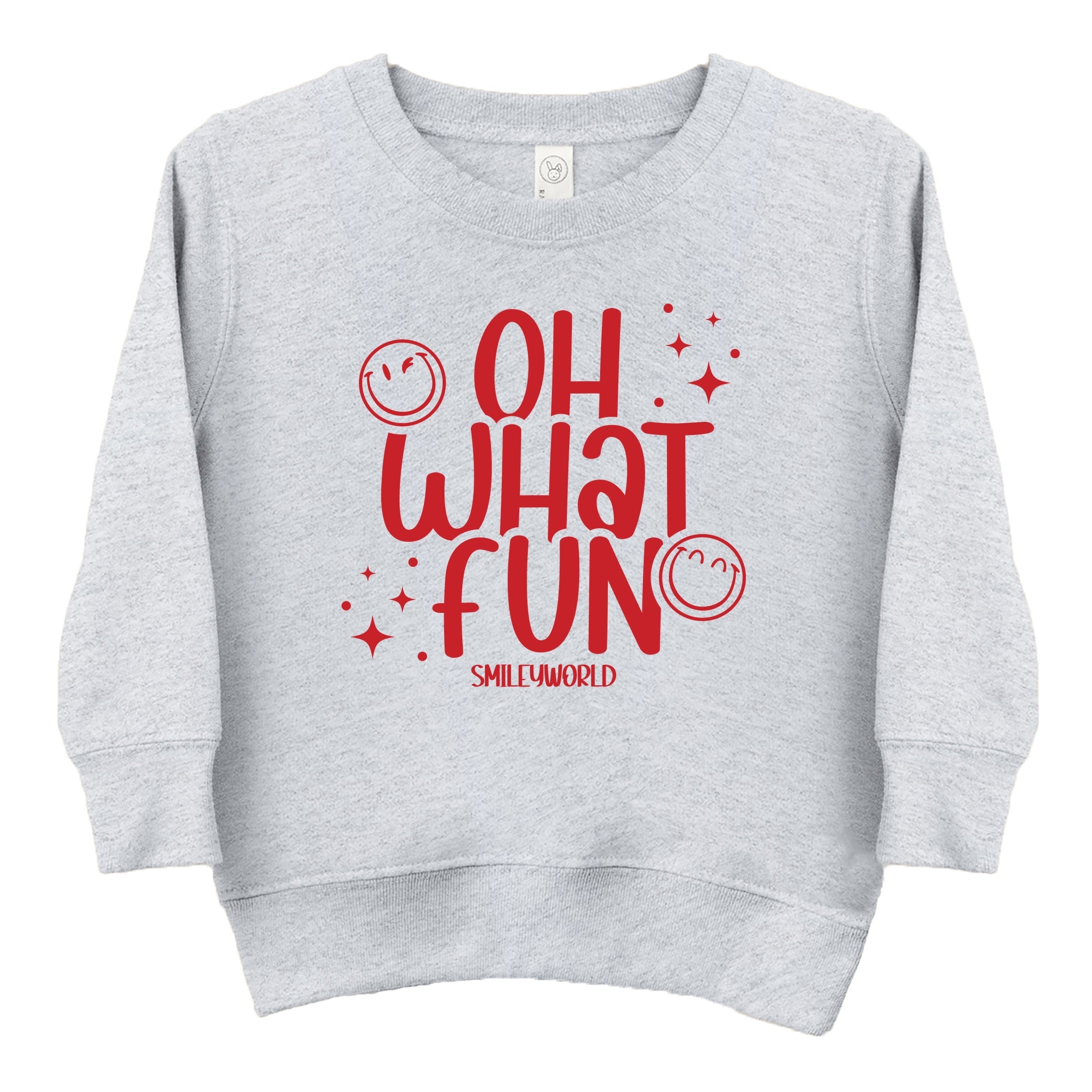 SmileyWorld Oh What Fun - Toddler Graphic Sweatshirt and Youth Graphic Sweatshirt