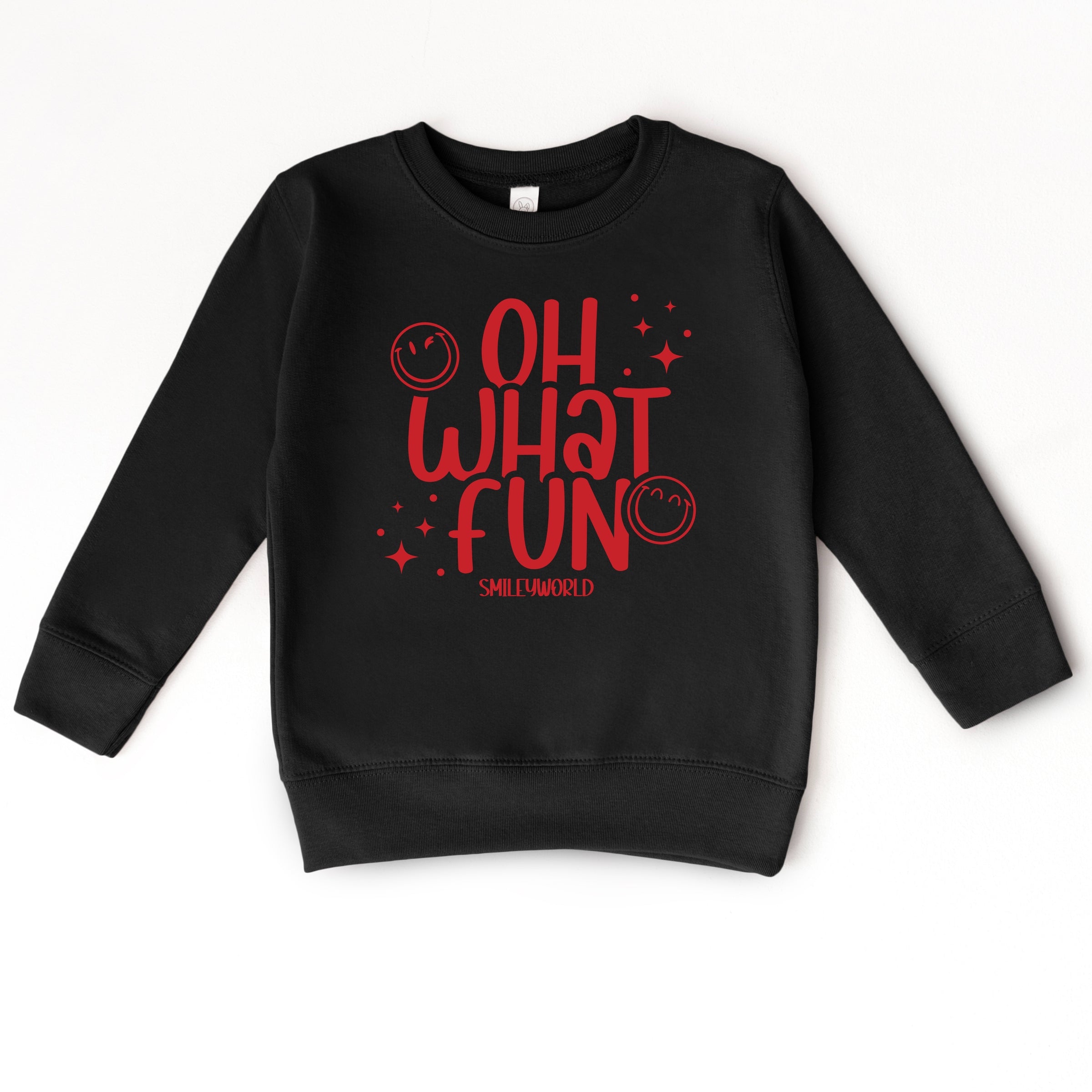 SmileyWorld Oh What Fun - Toddler Graphic Sweatshirt and Youth Graphic Sweatshirt