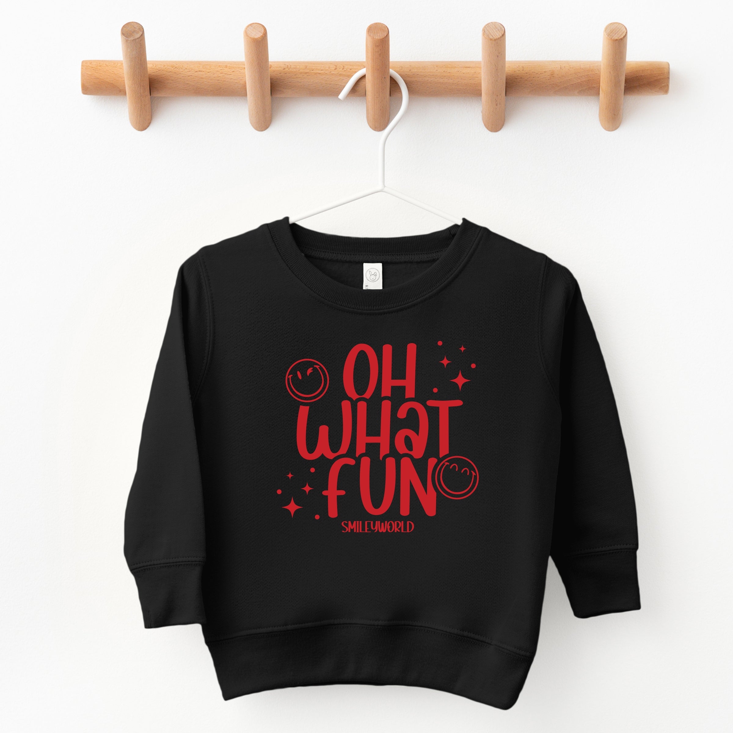 SmileyWorld Oh What Fun - Toddler Graphic Sweatshirt and Youth Graphic Sweatshirt