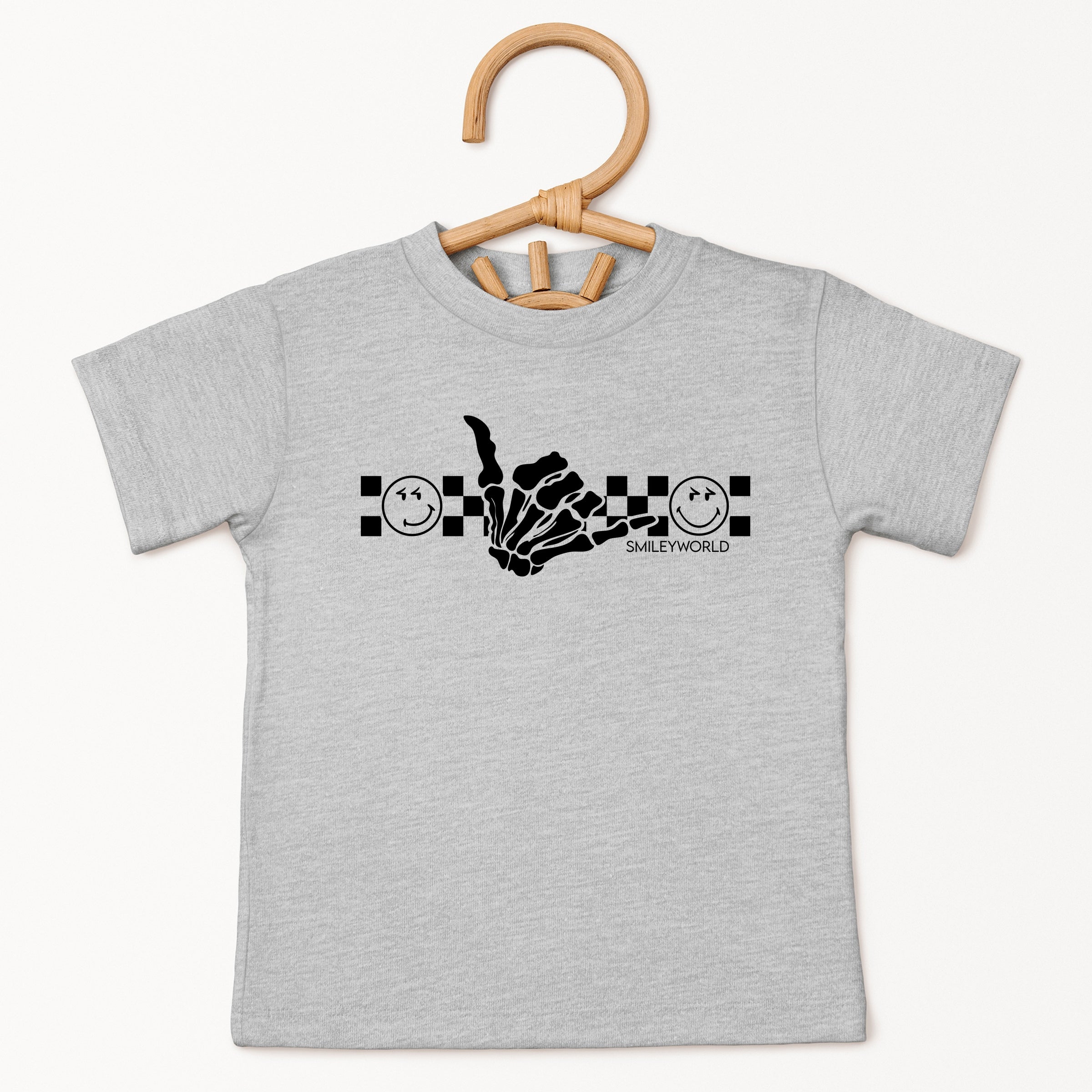 SmileyWorld Skeleton Hang Loose - Youth Short Sleeve Graphic T-Shirt and Toddler Short Sleeve Graphic T-Shirt