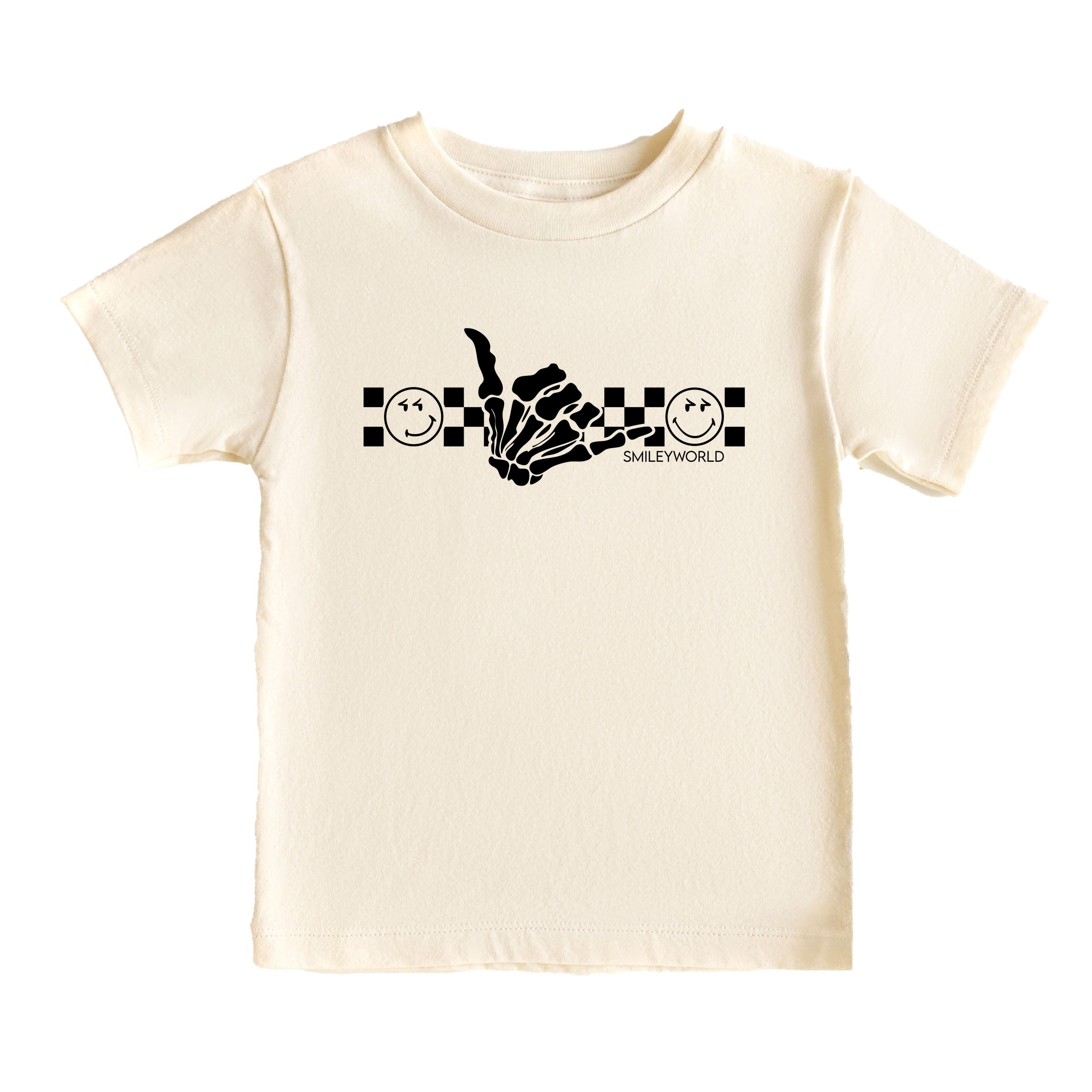 SmileyWorld Skeleton Hang Loose - Youth Short Sleeve Graphic T-Shirt and Toddler Short Sleeve Graphic T-Shirt