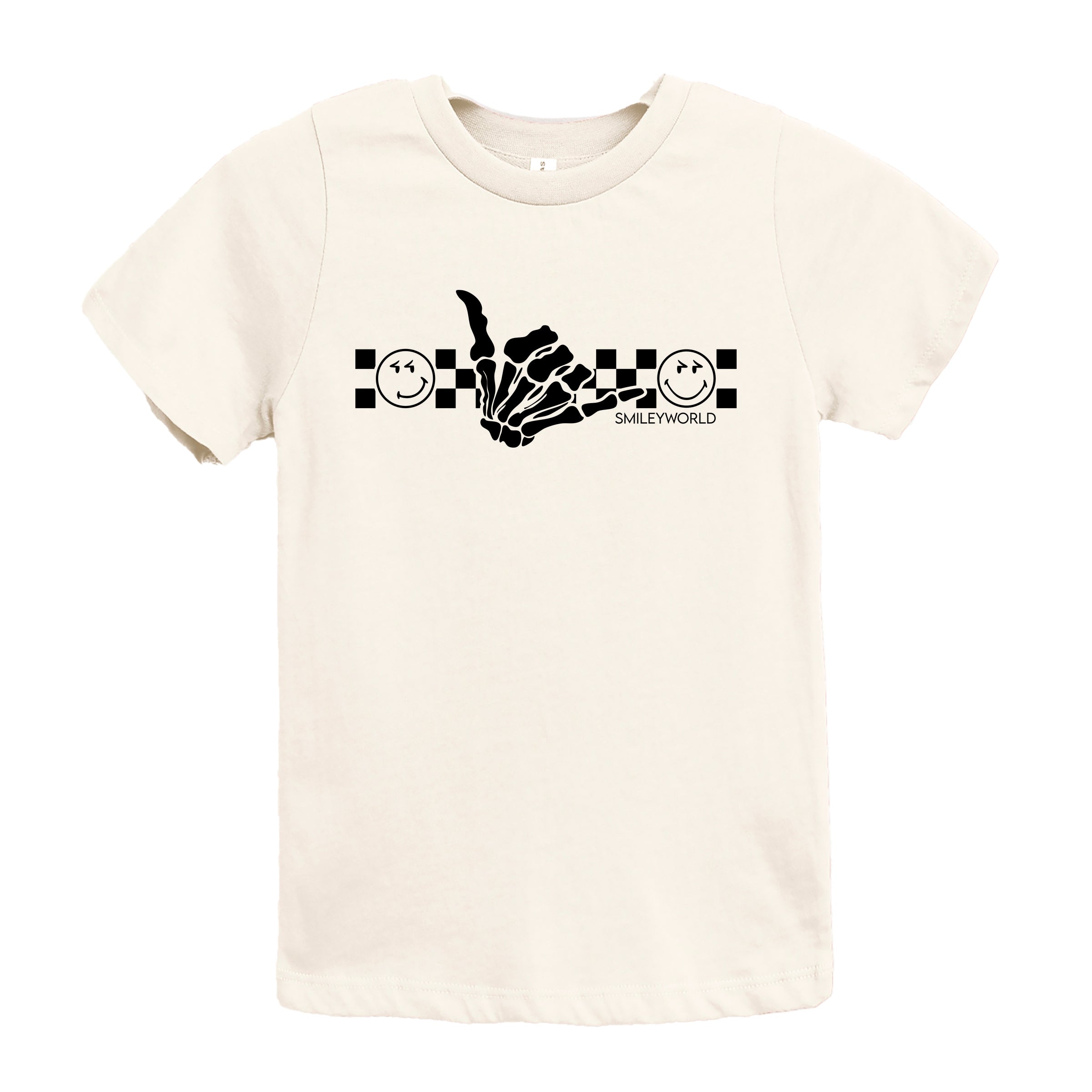 SmileyWorld Skeleton Hang Loose - Youth Short Sleeve Graphic T-Shirt and Toddler Short Sleeve Graphic T-Shirt