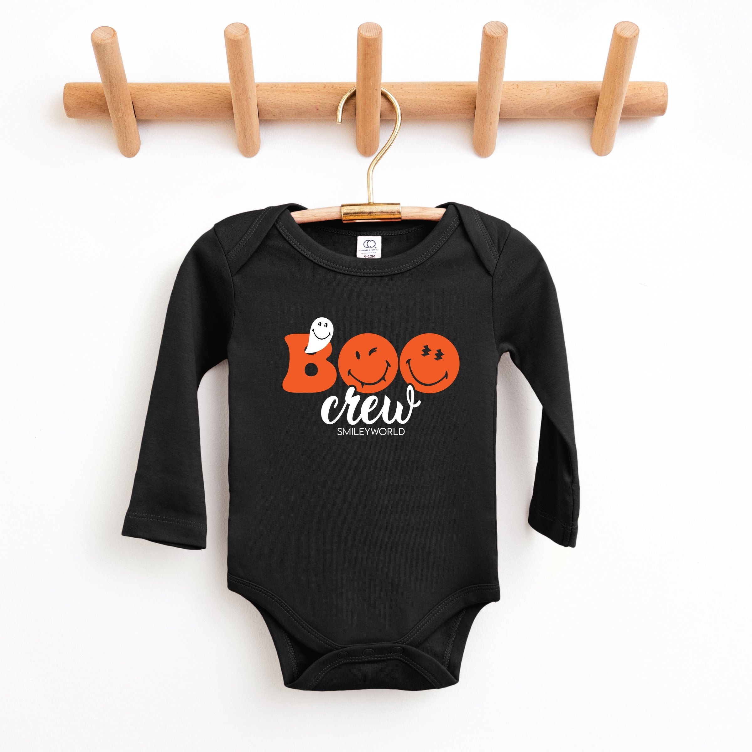 SmileyWorld Boo Crew - Baby Long Sleeve Bodysuit