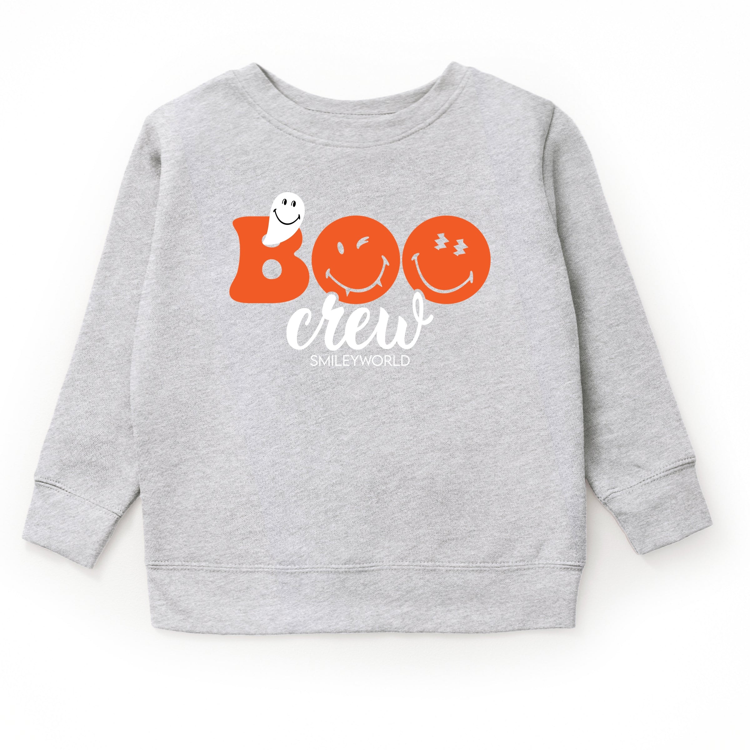 SmileyWorld Boo Crew - Toddler Graphic Sweatshirt and Youth Graphic Sweatshirt
