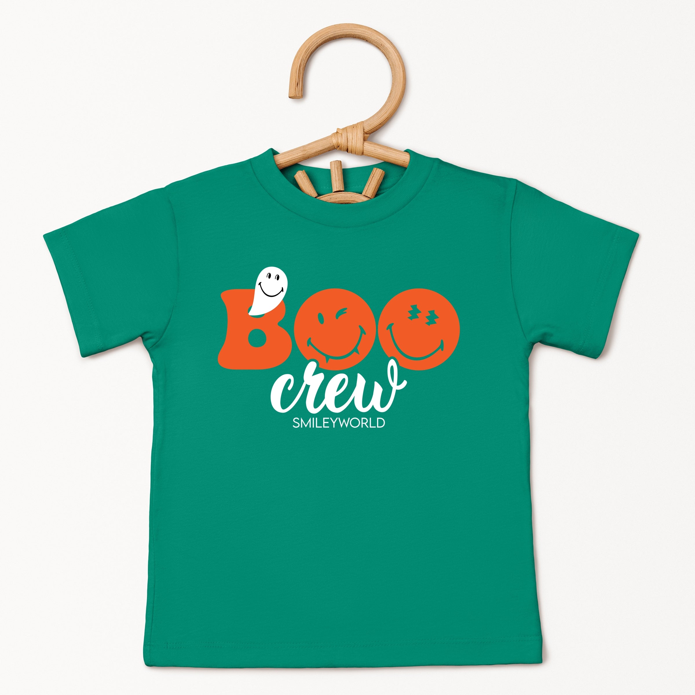 SmileyWorld Boo Crew - Youth Short Sleeve Graphic T-Shirt and Toddler Short Sleeve Graphic T-Shirt