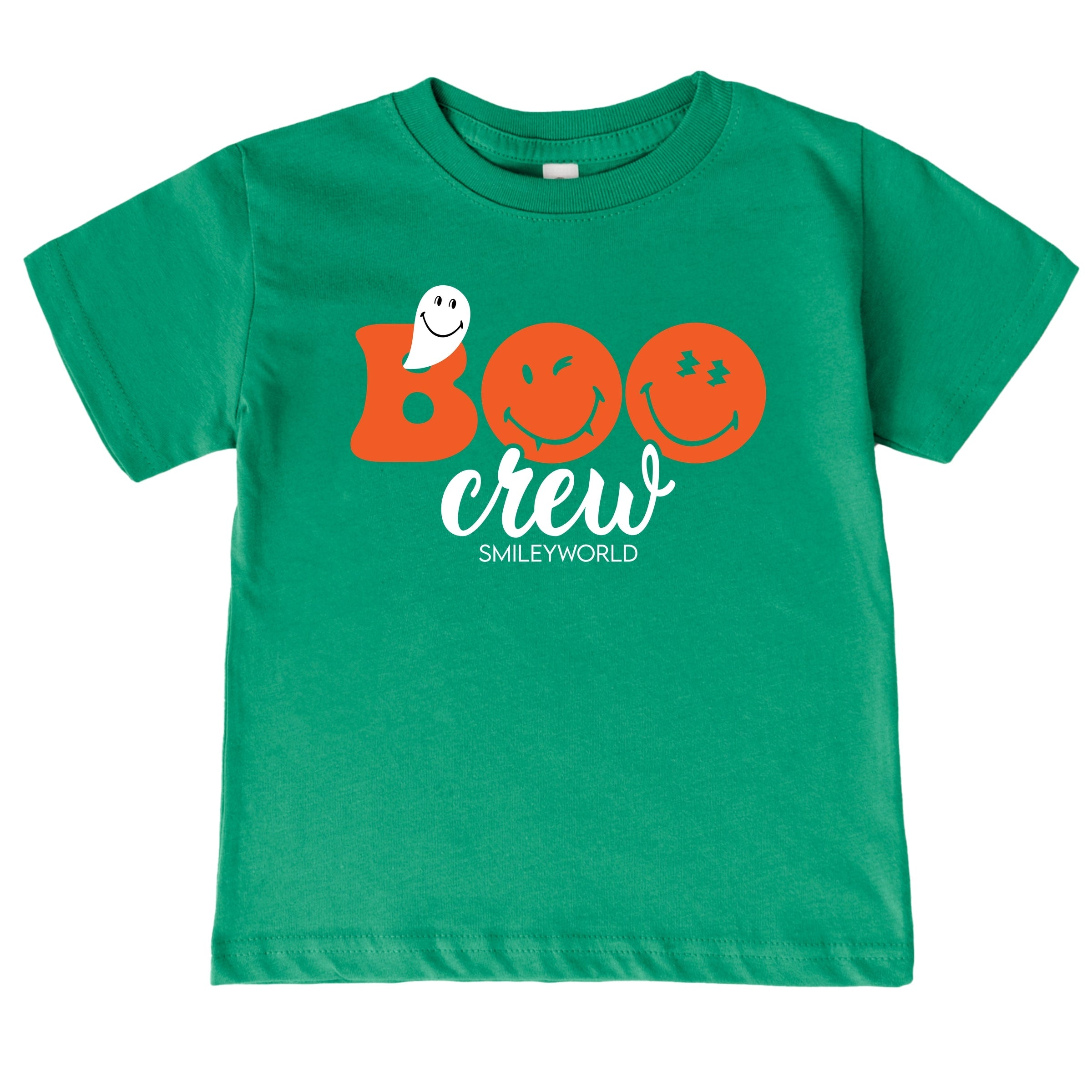 SmileyWorld Boo Crew - Youth Short Sleeve Graphic T-Shirt and Toddler Short Sleeve Graphic T-Shirt
