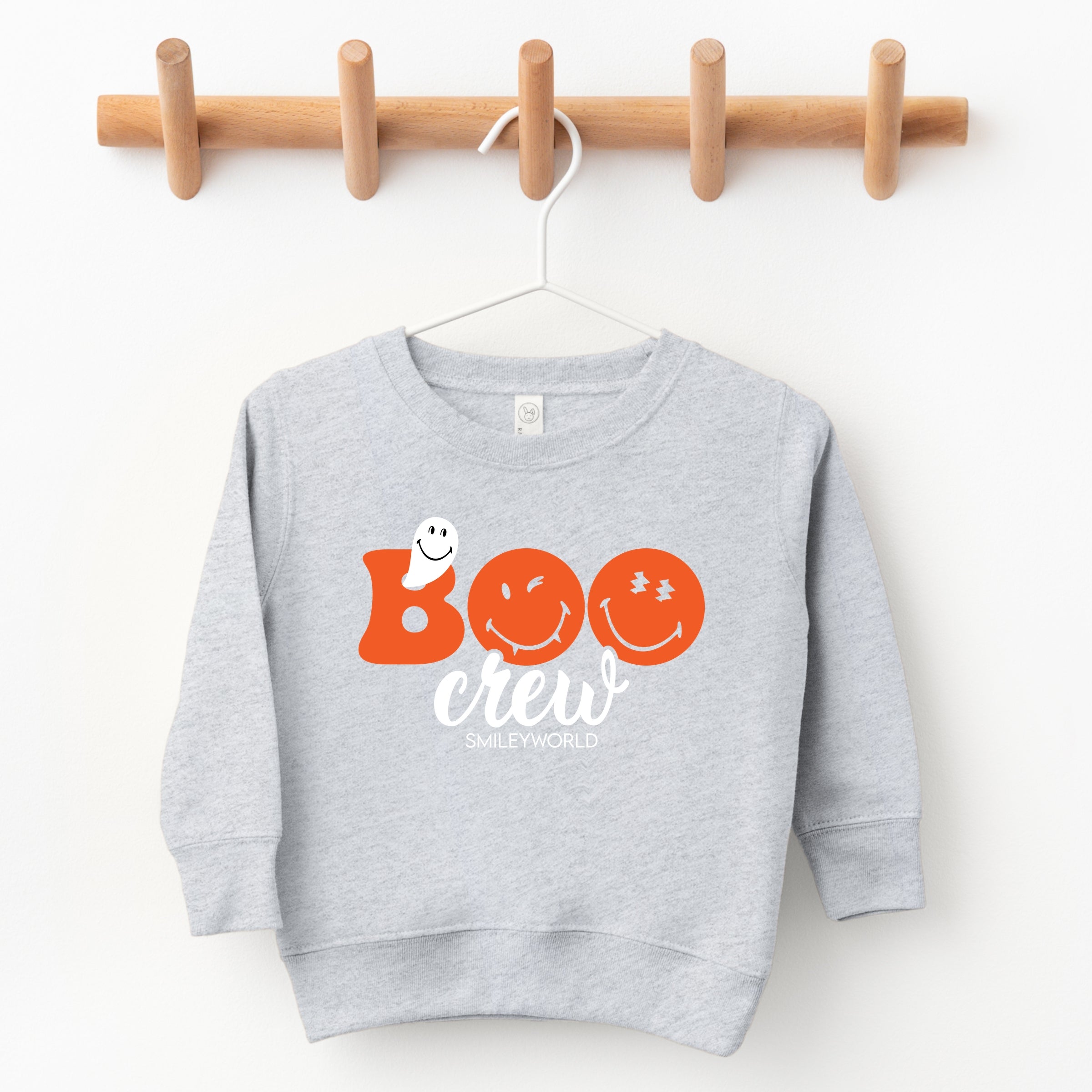 SmileyWorld Boo Crew - Toddler Graphic Sweatshirt and Youth Graphic Sweatshirt