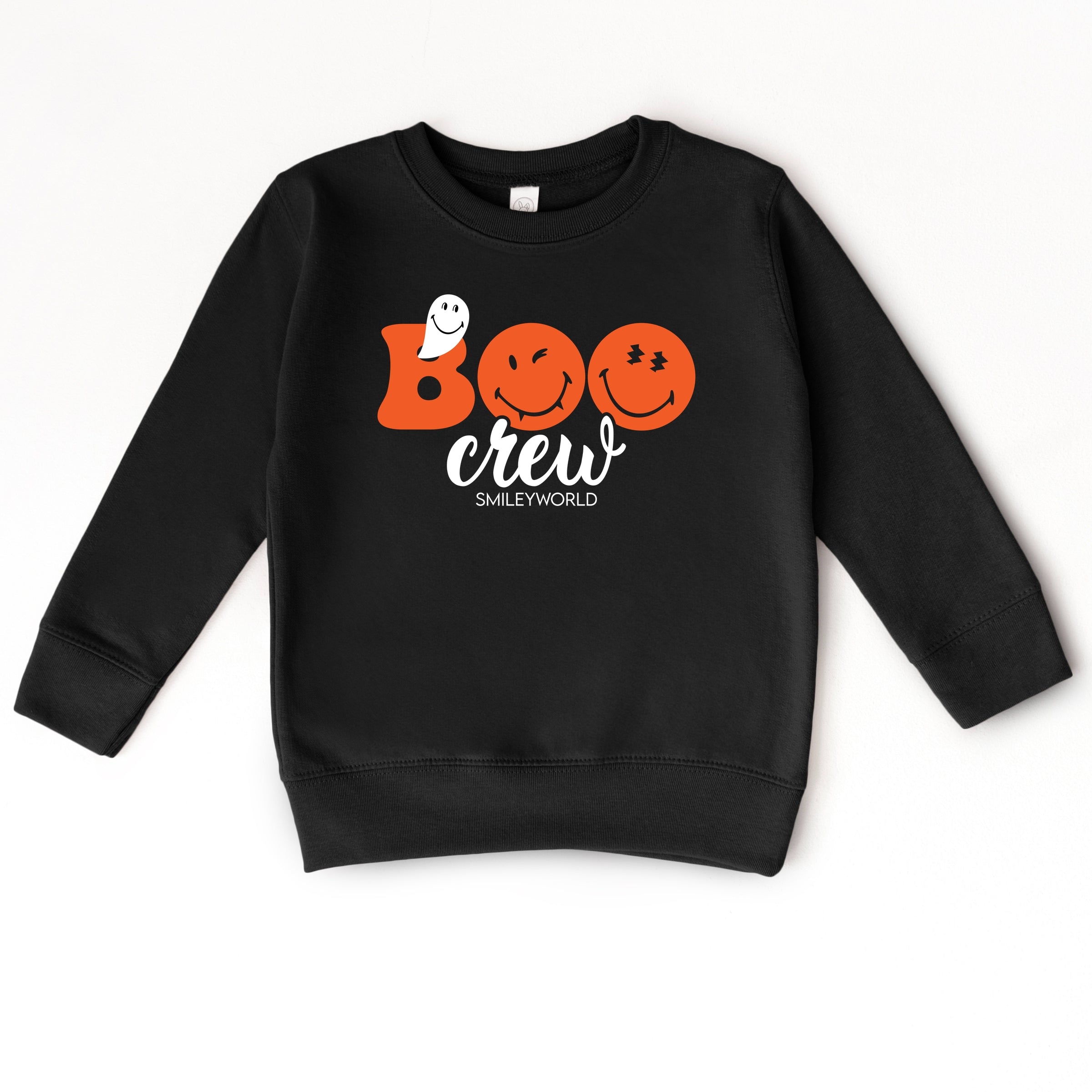 SmileyWorld Boo Crew - Toddler Graphic Sweatshirt and Youth Graphic Sweatshirt