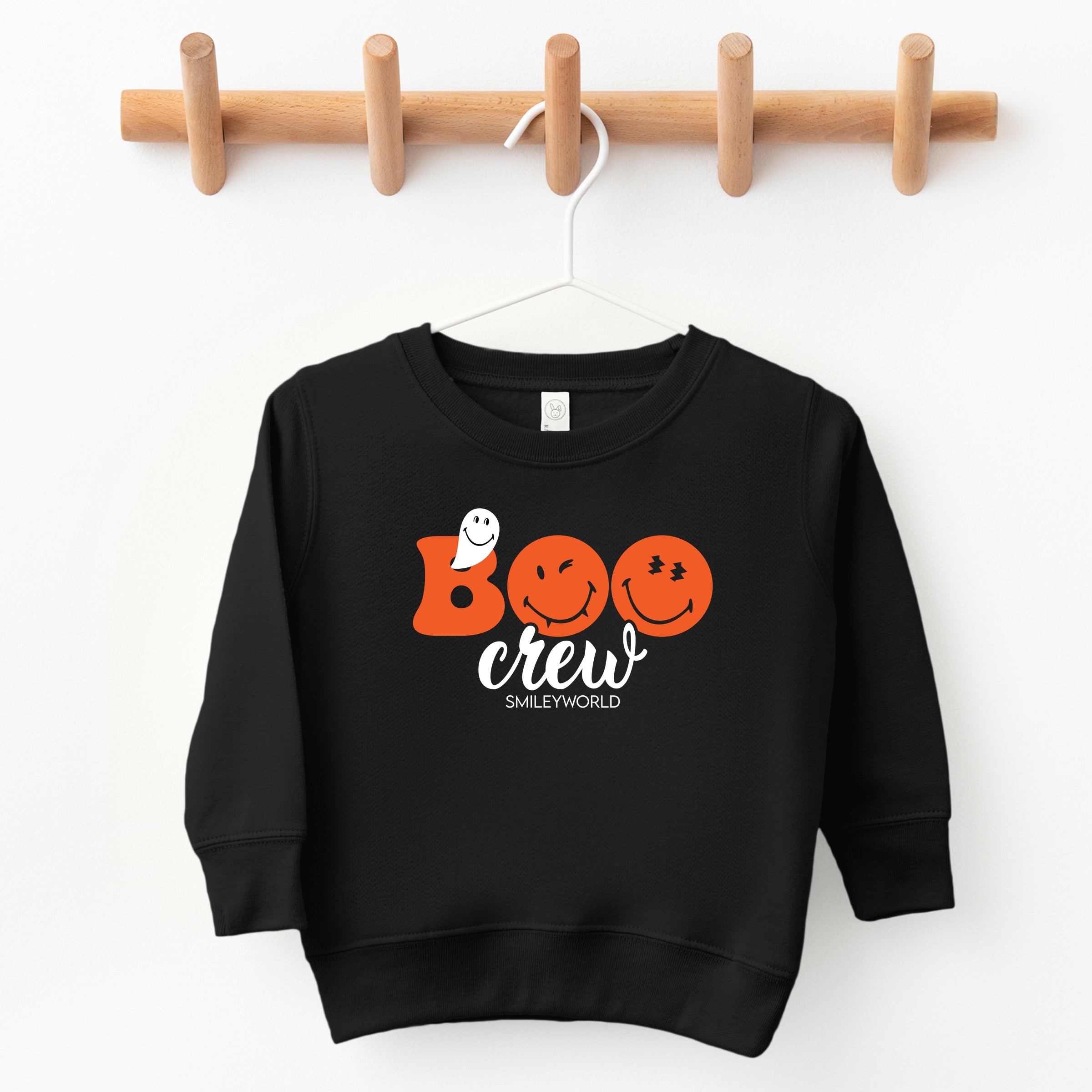 SmileyWorld Boo Crew - Toddler Graphic Sweatshirt and Youth Graphic Sweatshirt