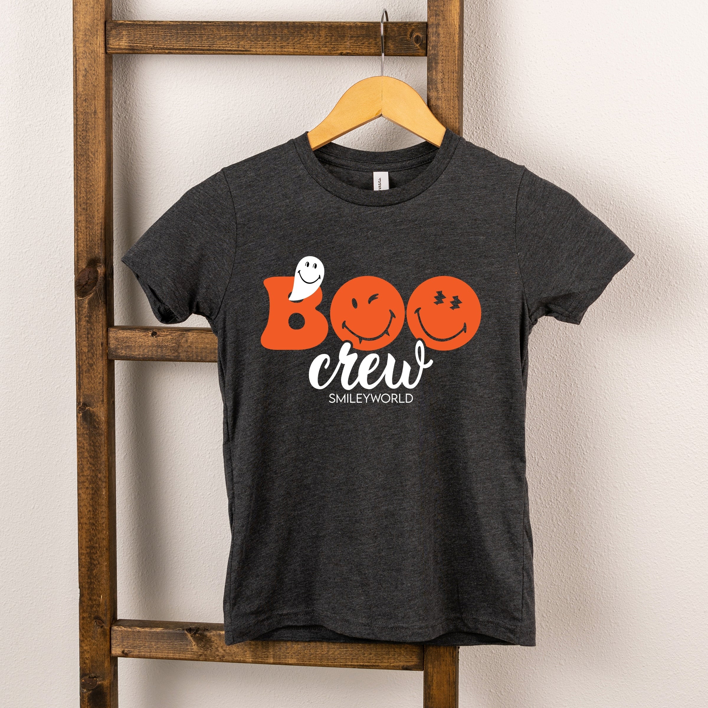 SmileyWorld Boo Crew - Youth Short Sleeve Graphic T-Shirt and Toddler Short Sleeve Graphic T-Shirt