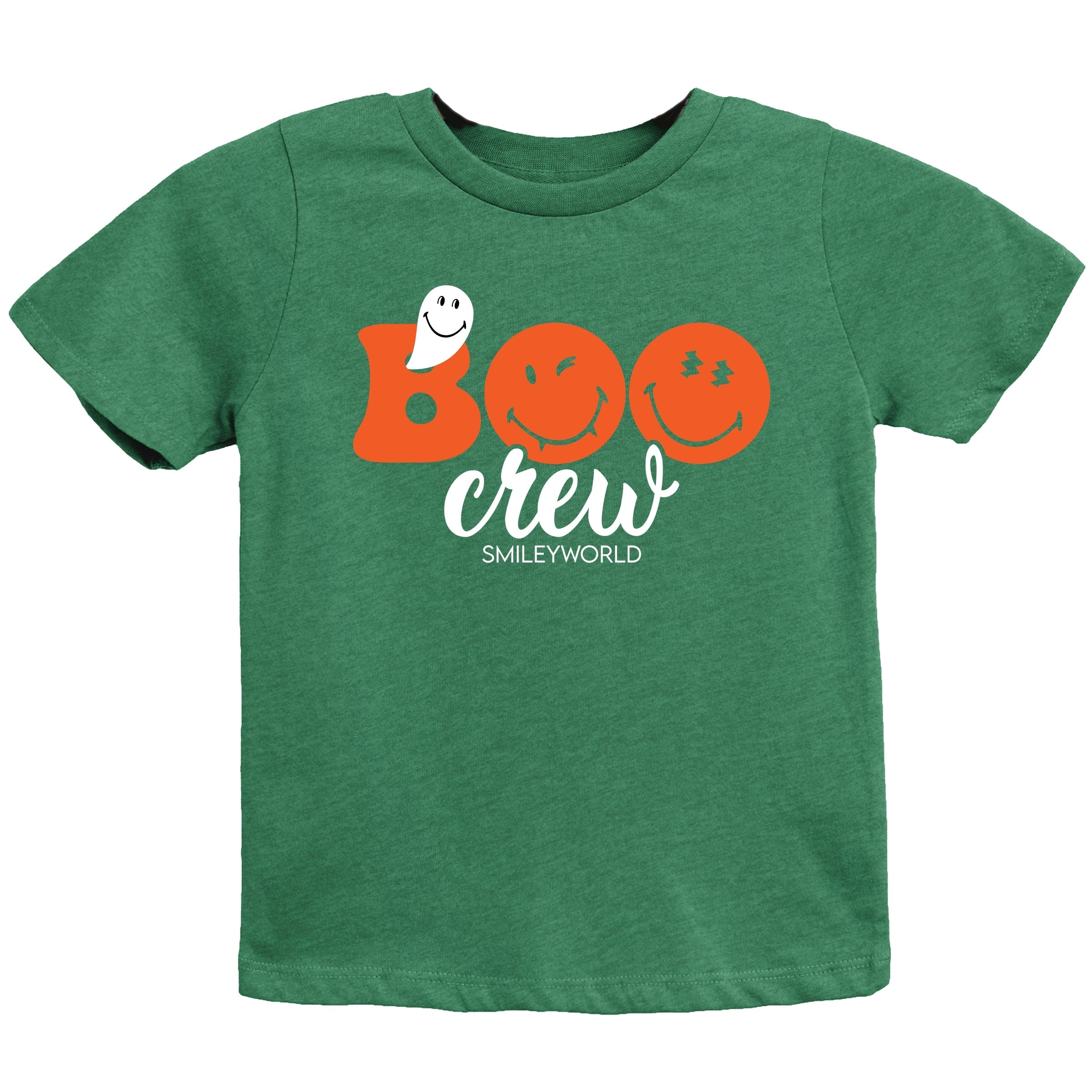 SmileyWorld Boo Crew - Youth Short Sleeve Graphic T-Shirt and Toddler Short Sleeve Graphic T-Shirt