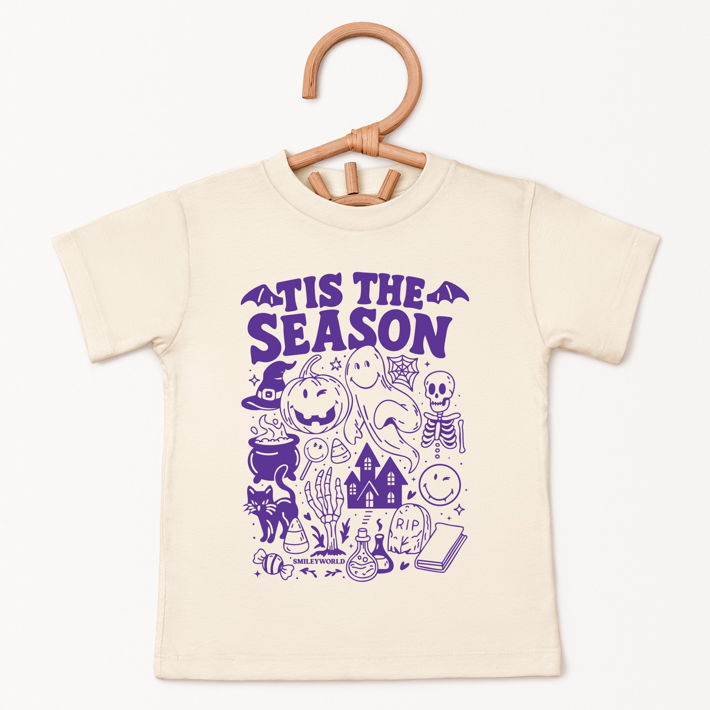 SmileyWorld Tis The Season Halloween - Youth Short Sleeve Graphic T-Shirt and Toddler Short Sleeve Graphic T-Shirt