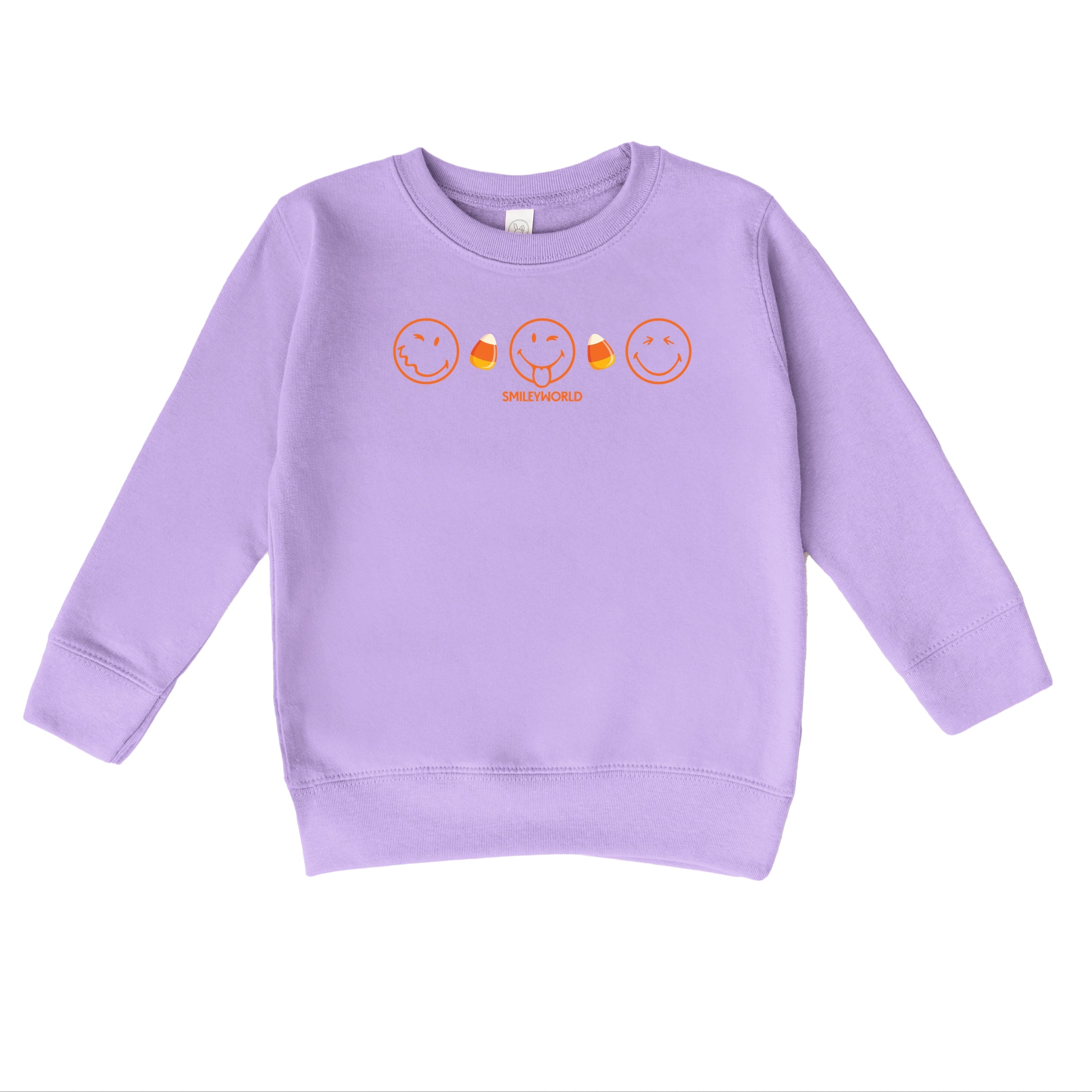 SmileyWorld Candy Corn Outlines - Toddler Graphic Sweatshirt and Youth Graphic Sweatshirt