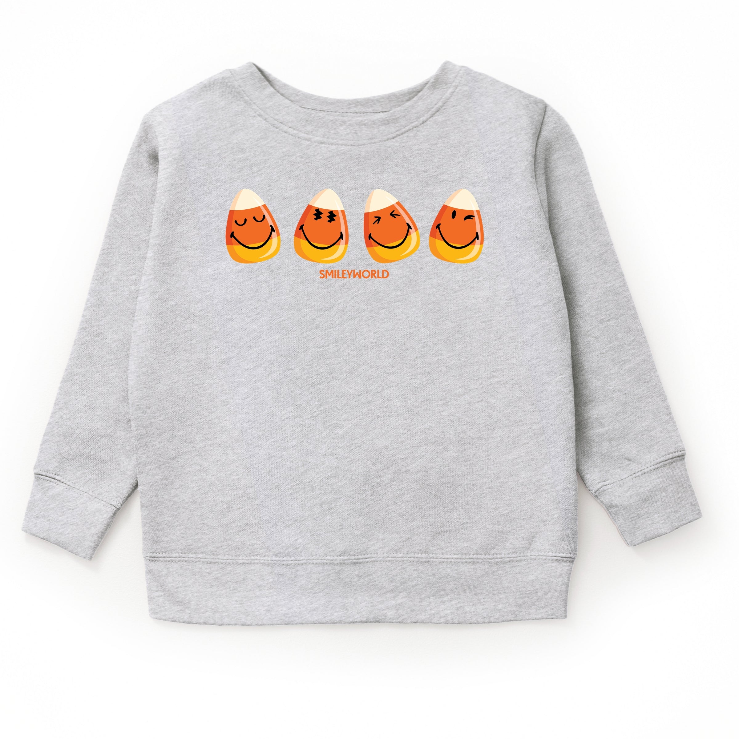 SmileyWorld Candy Corn Smiles - Toddler Graphic Sweatshirt and Youth Graphic Sweatshirt