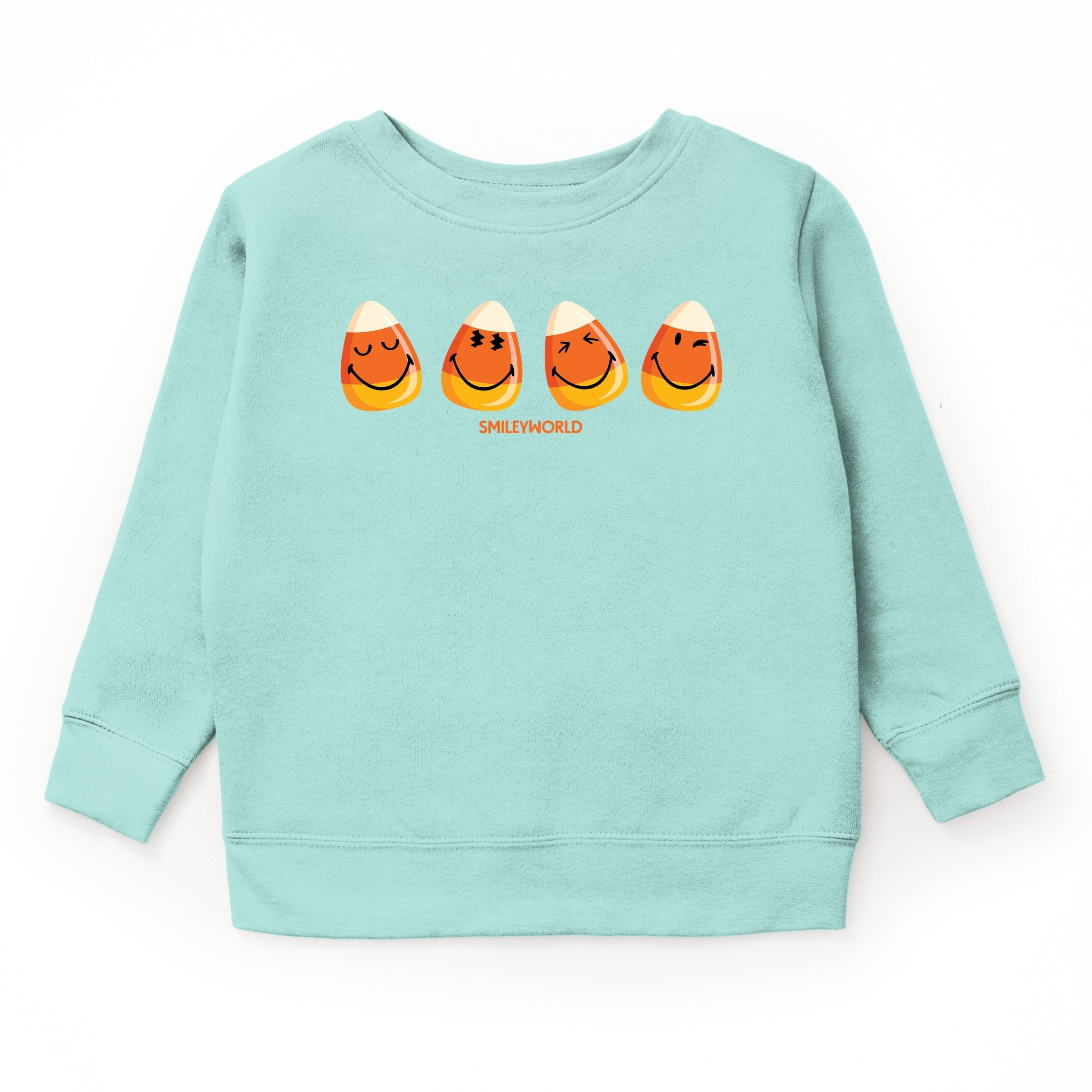 SmileyWorld Candy Corn Smiles - Toddler Graphic Sweatshirt and Youth Graphic Sweatshirt
