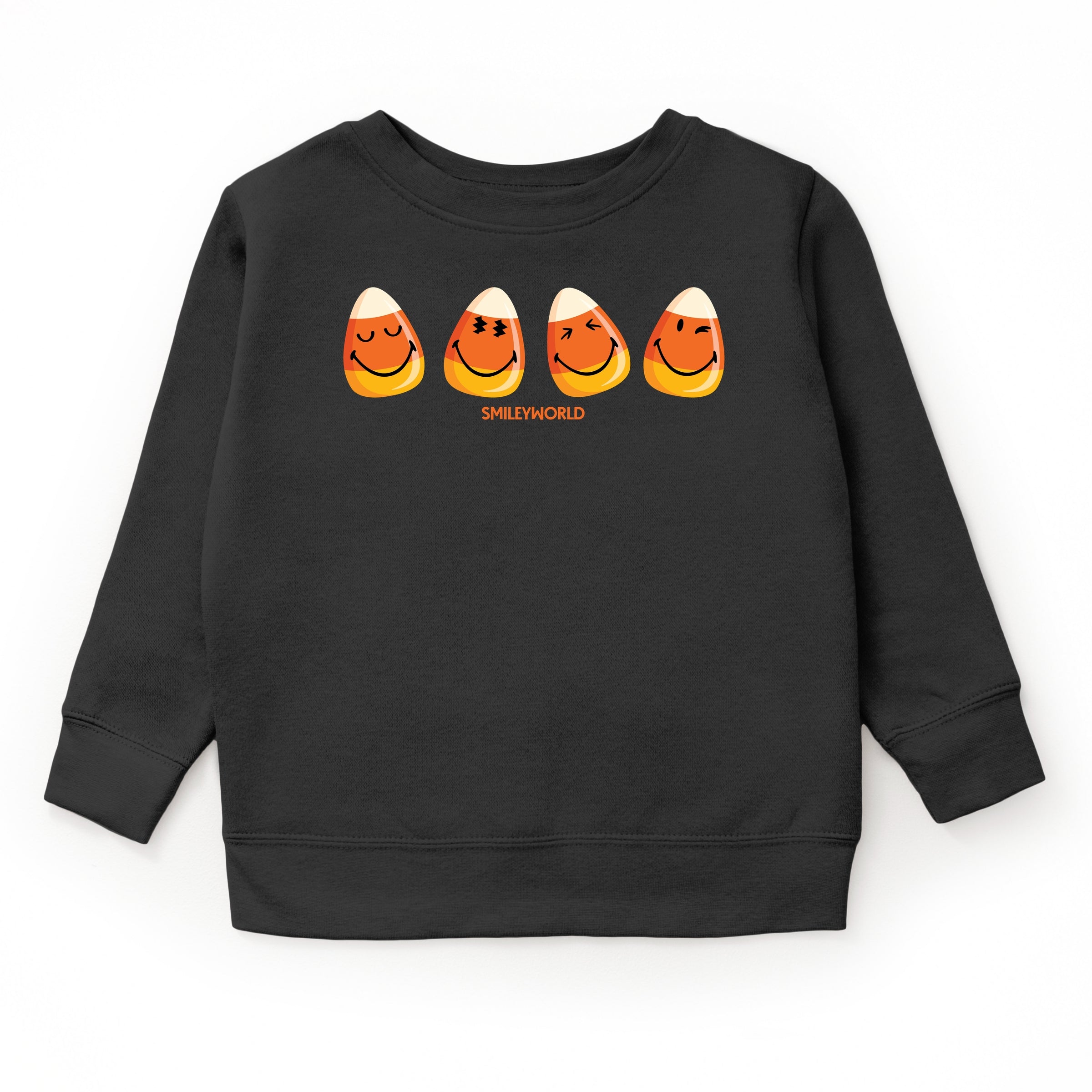 SmileyWorld Candy Corn Smiles - Toddler Graphic Sweatshirt and Youth Graphic Sweatshirt