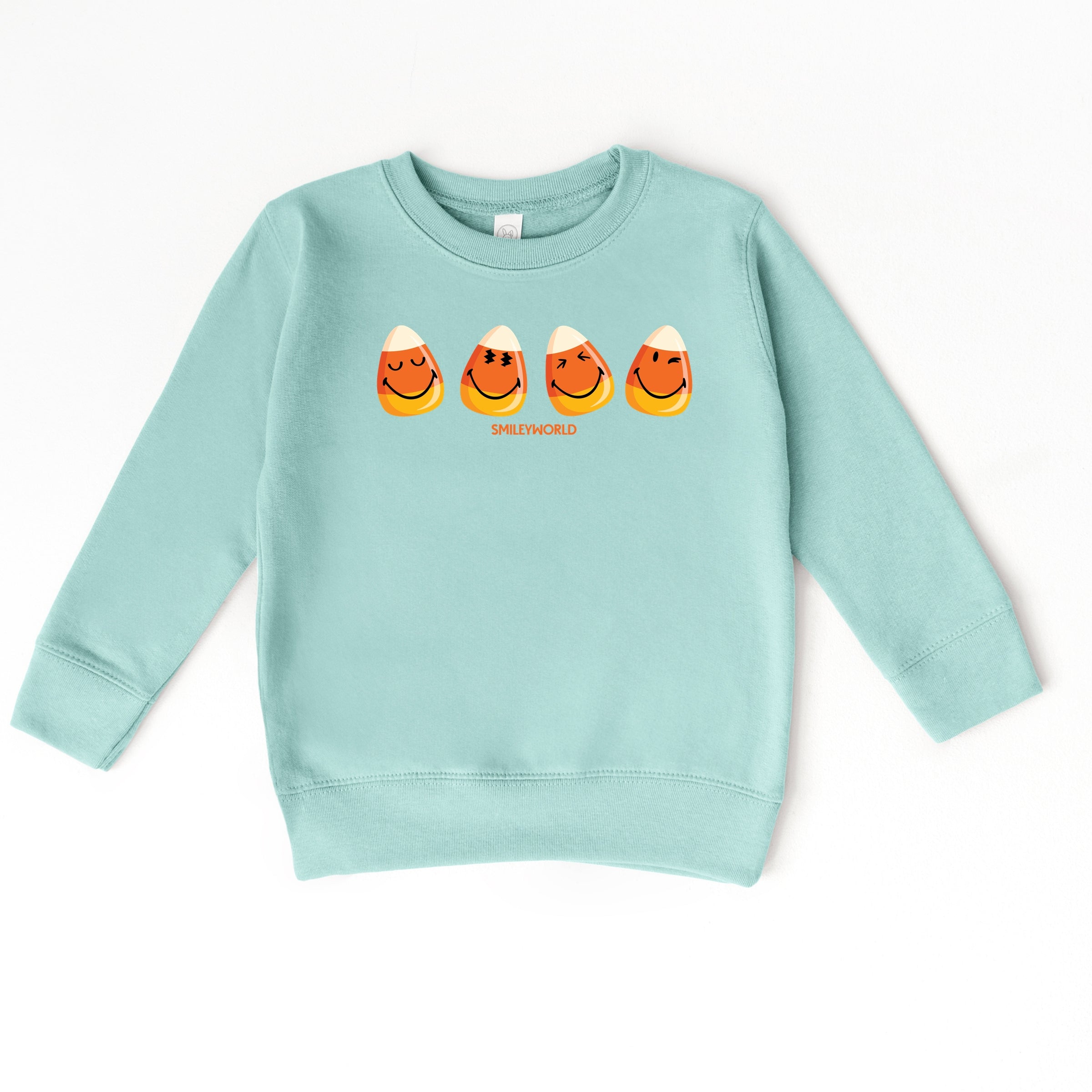 SmileyWorld Candy Corn Smiles - Toddler Graphic Sweatshirt and Youth Graphic Sweatshirt
