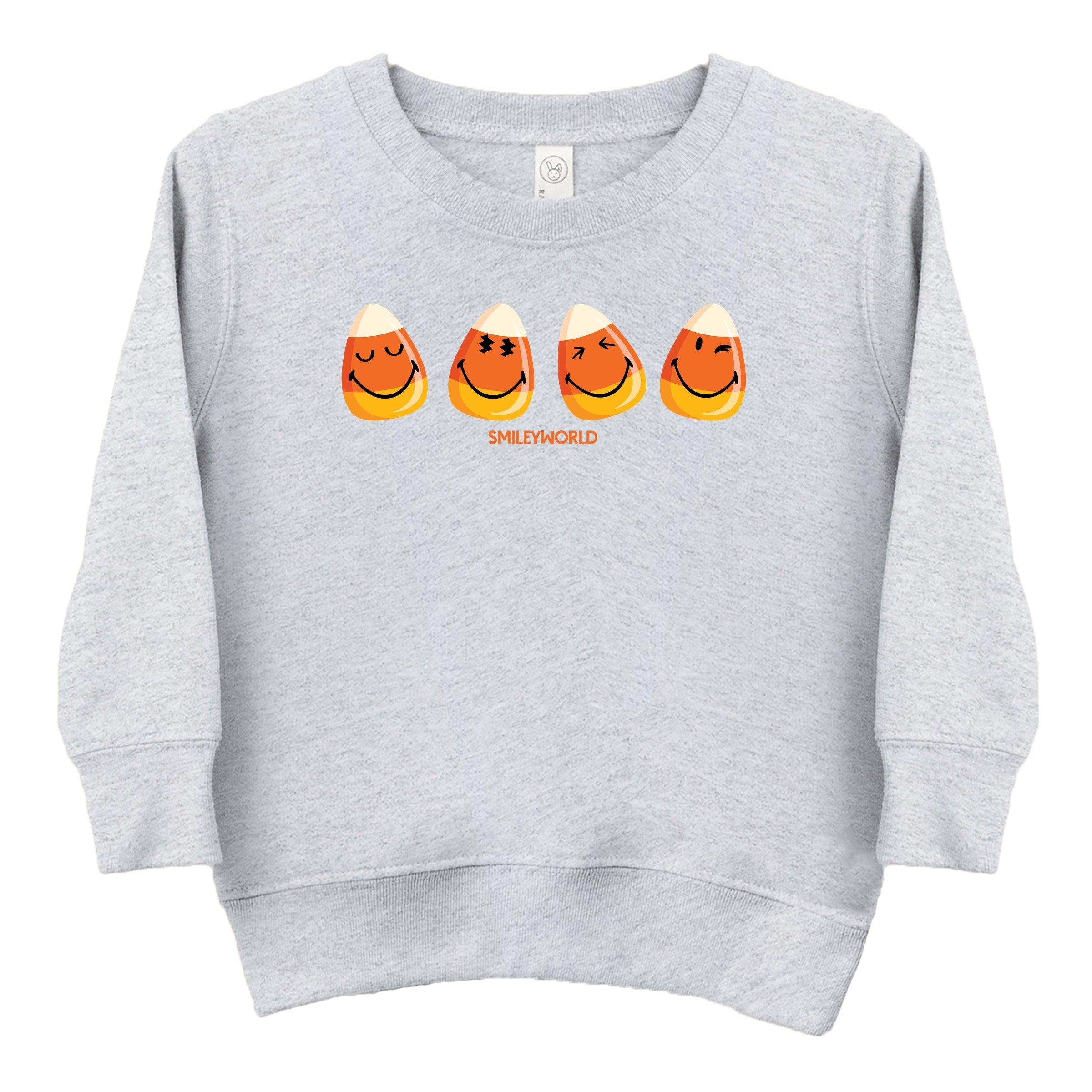 SmileyWorld Candy Corn Smiles - Toddler Graphic Sweatshirt and Youth Graphic Sweatshirt