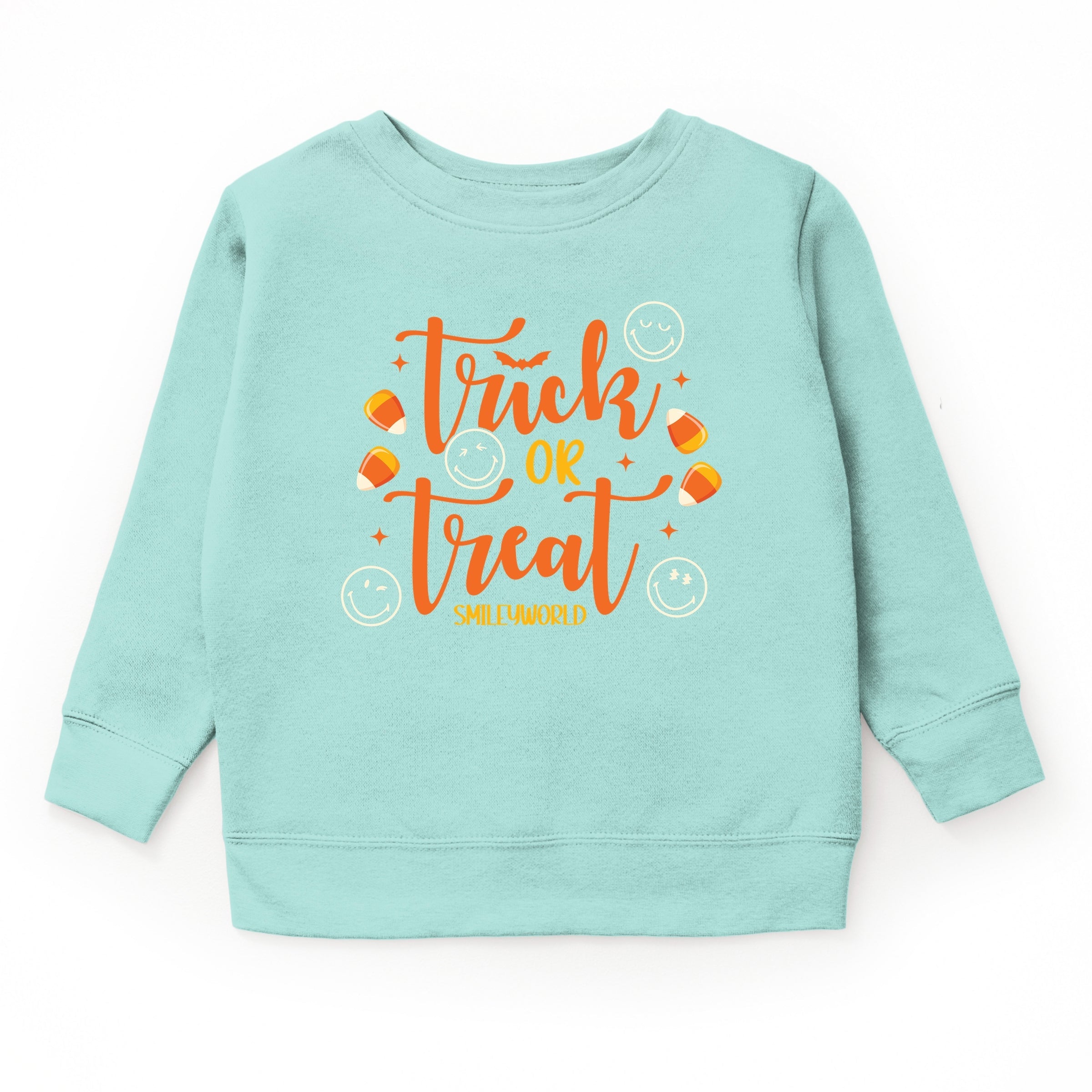 SmileyWorld Trick or Treat Candy - Toddler Graphic Sweatshirt and Youth Graphic Sweatshirt