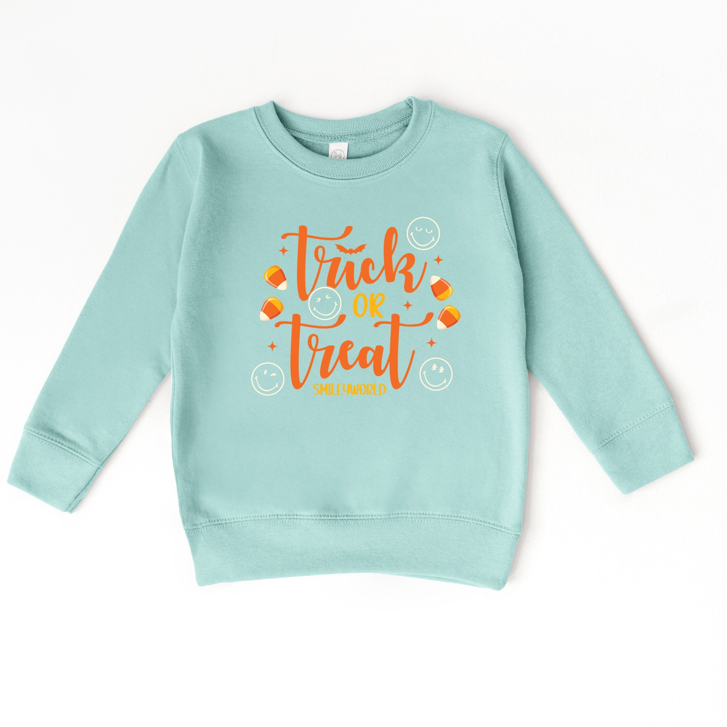 SmileyWorld Trick or Treat Candy - Toddler Graphic Sweatshirt and Youth Graphic Sweatshirt
