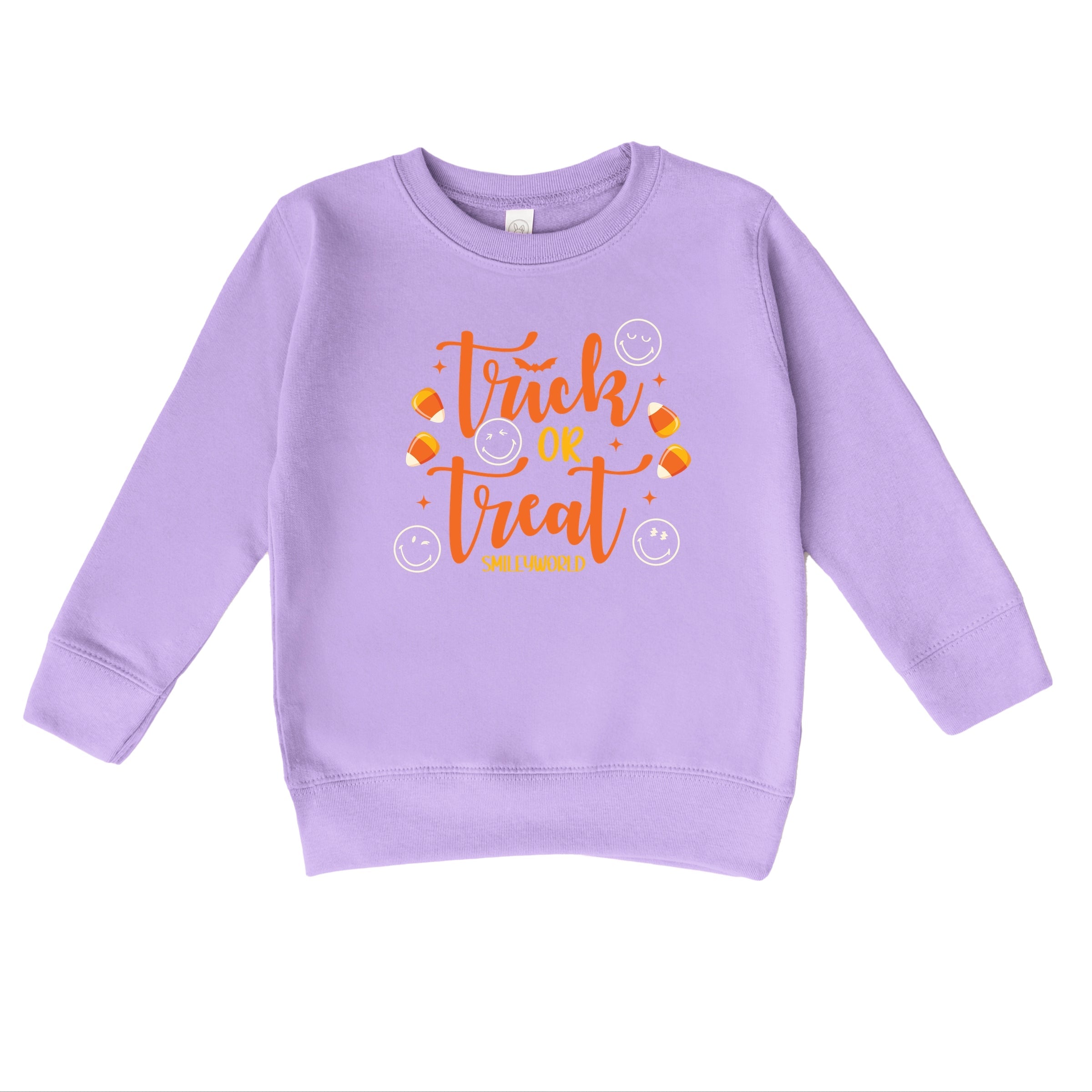 SmileyWorld Trick or Treat Candy - Toddler Graphic Sweatshirt and Youth Graphic Sweatshirt