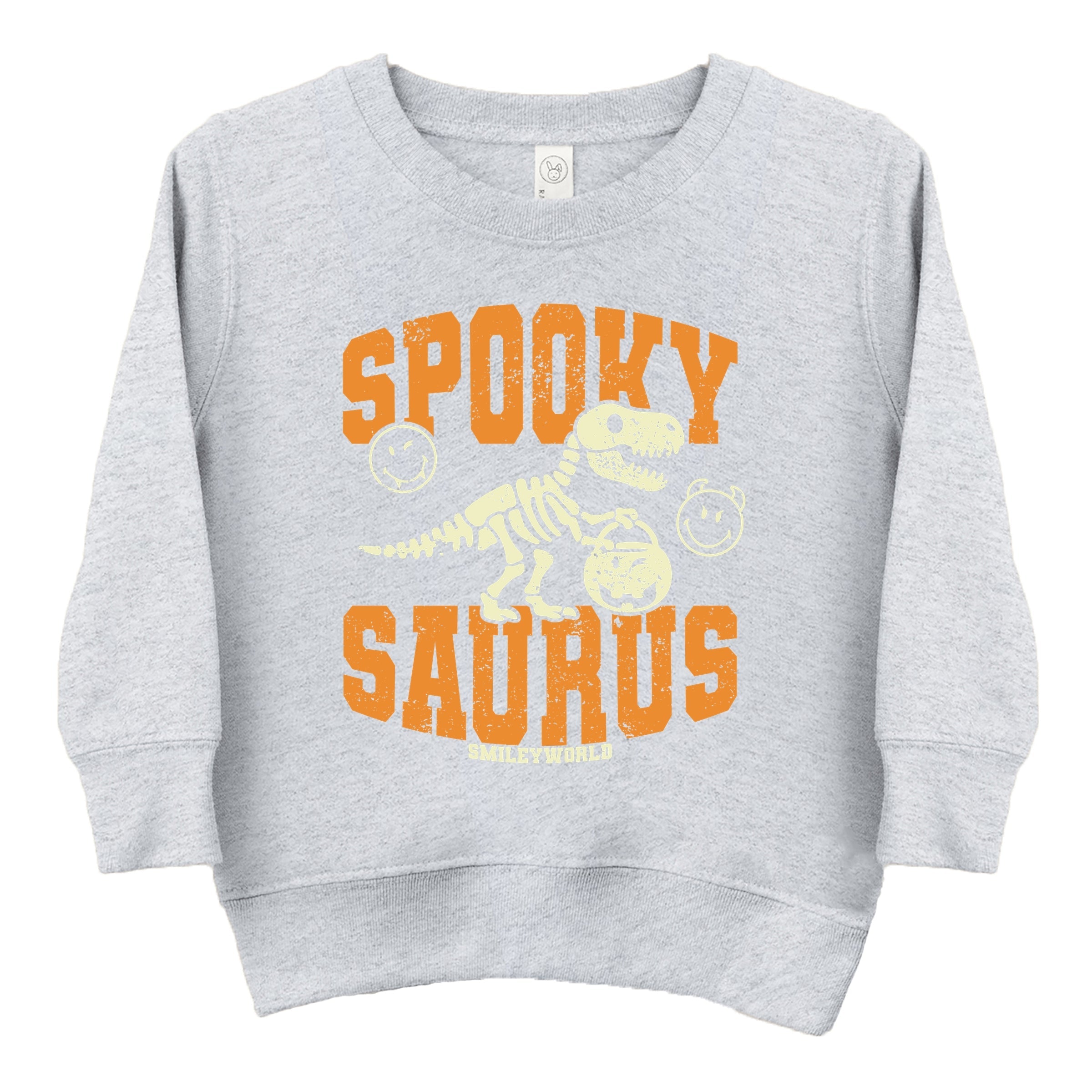 SmileyWorld Spooky Saurus - Toddler Graphic Sweatshirt and Youth Graphic Sweatshirt