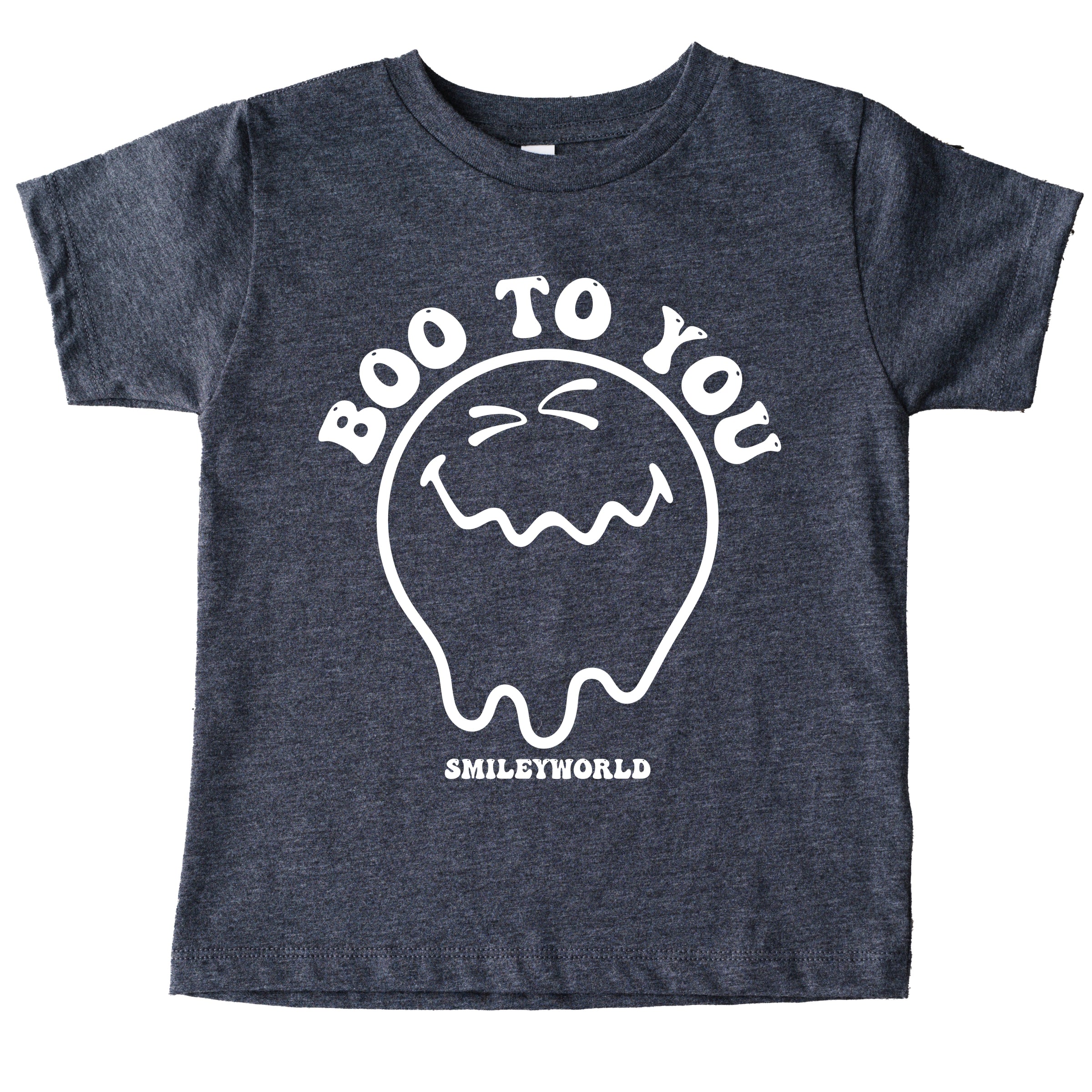 SmileyWorld Boo To You - Youth Short Sleeve Graphic T-Shirt and Toddler Short Sleeve Graphic T-Shirt