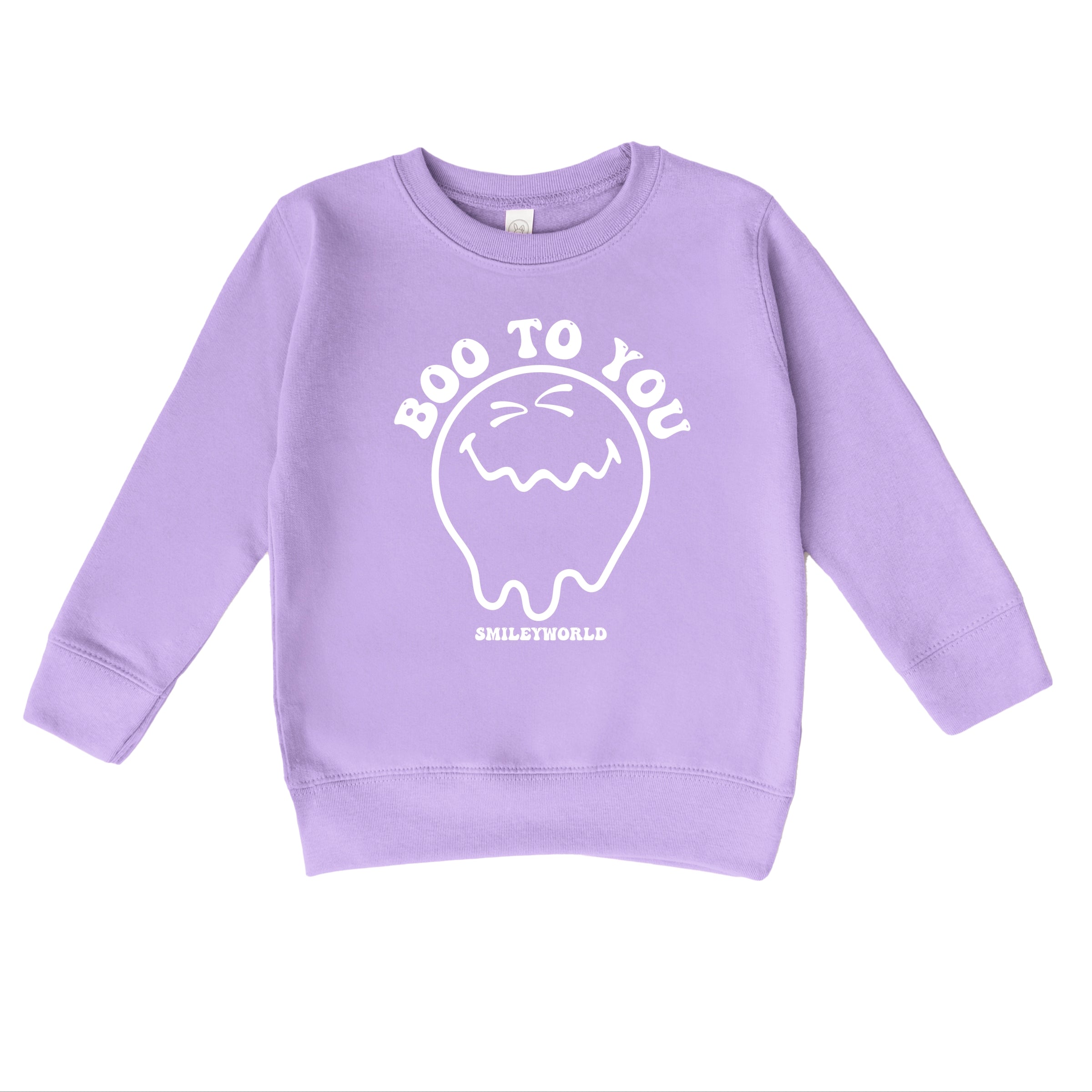 SmileyWorld Boo To You - Toddler Graphic Sweatshirt and Youth Graphic Sweatshirt
