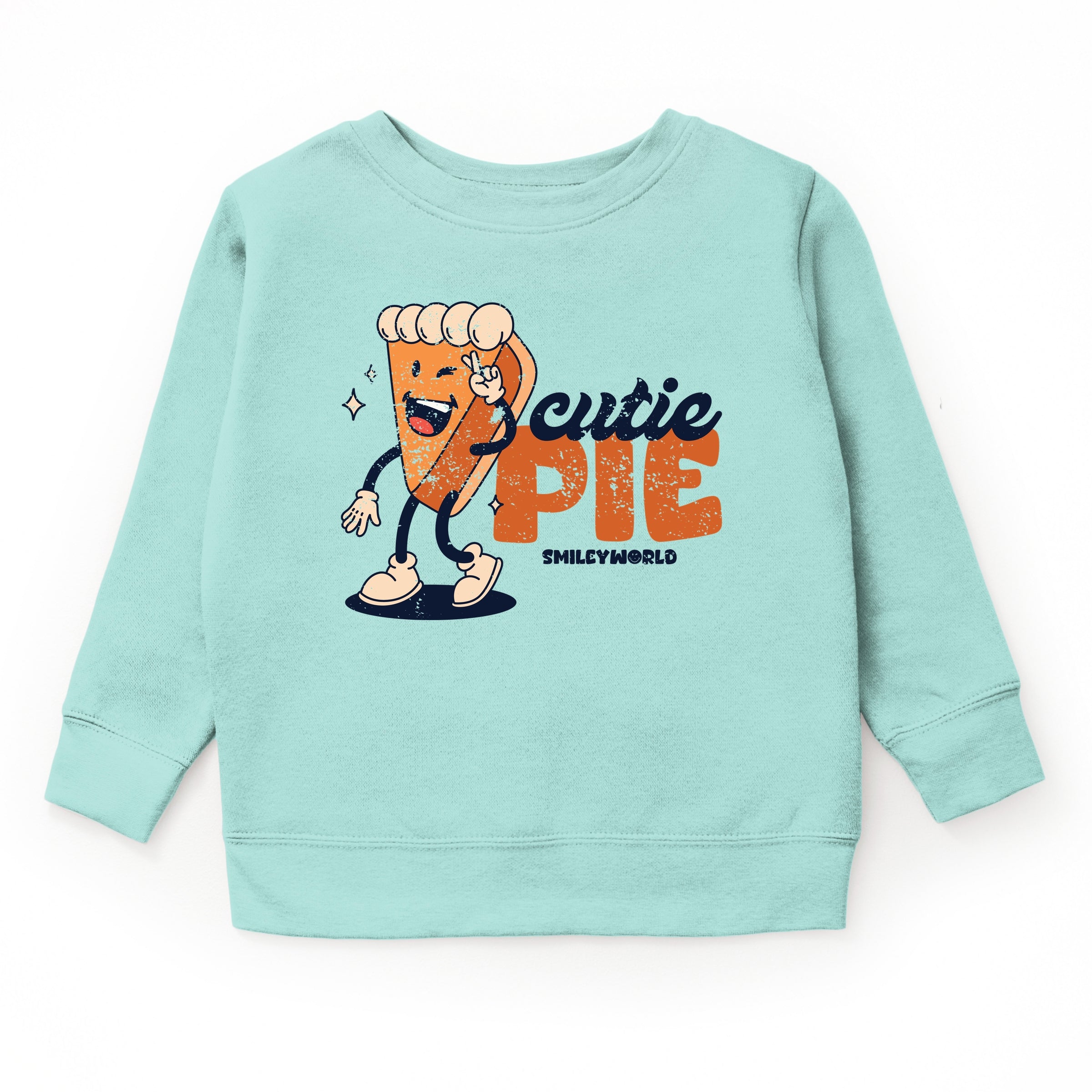 SmileyWorld Cutie Pie Pumpkin Pie - Toddler Graphic Sweatshirt and Youth Graphic Sweatshirt