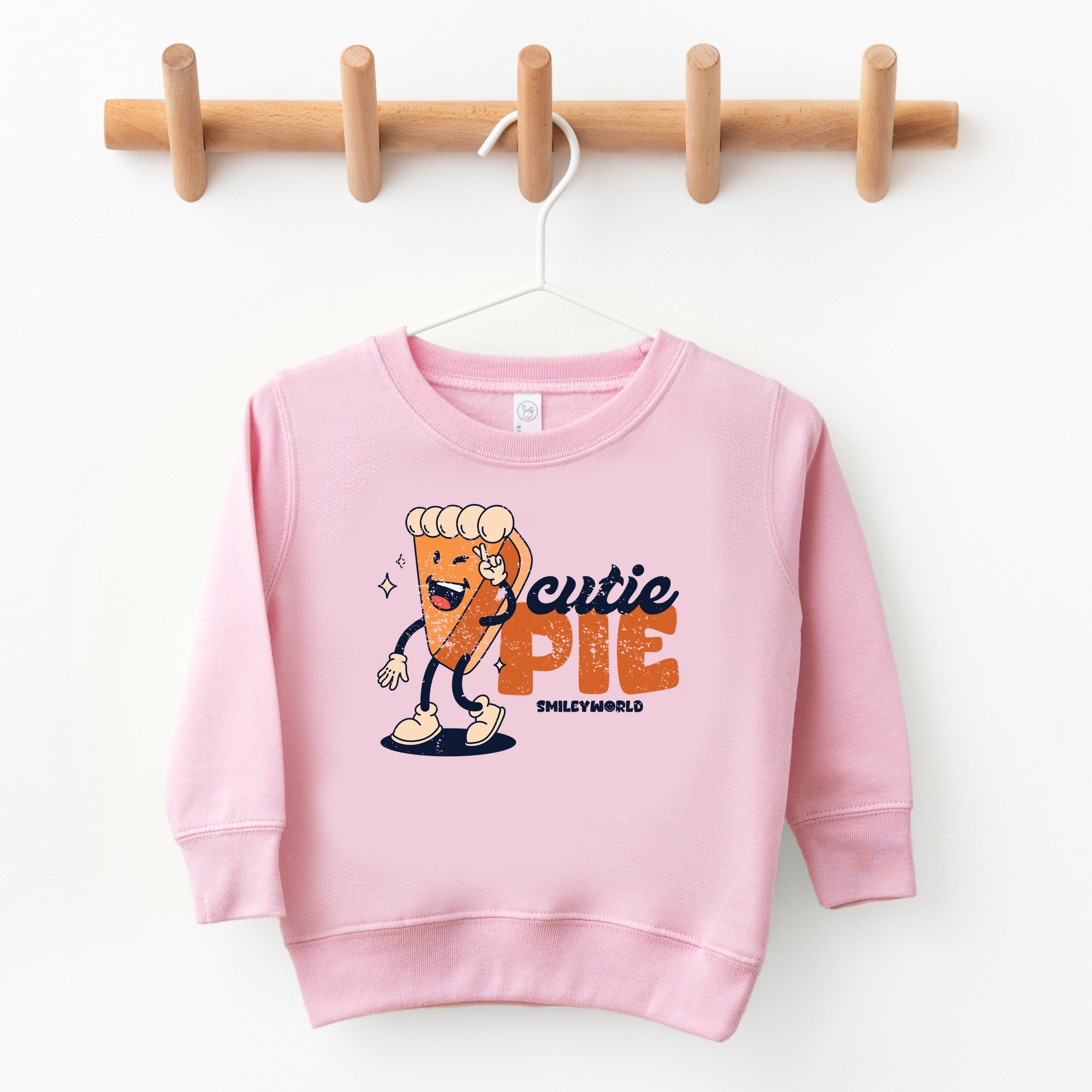 SmileyWorld Cutie Pie Pumpkin Pie - Toddler Graphic Sweatshirt and Youth Graphic Sweatshirt