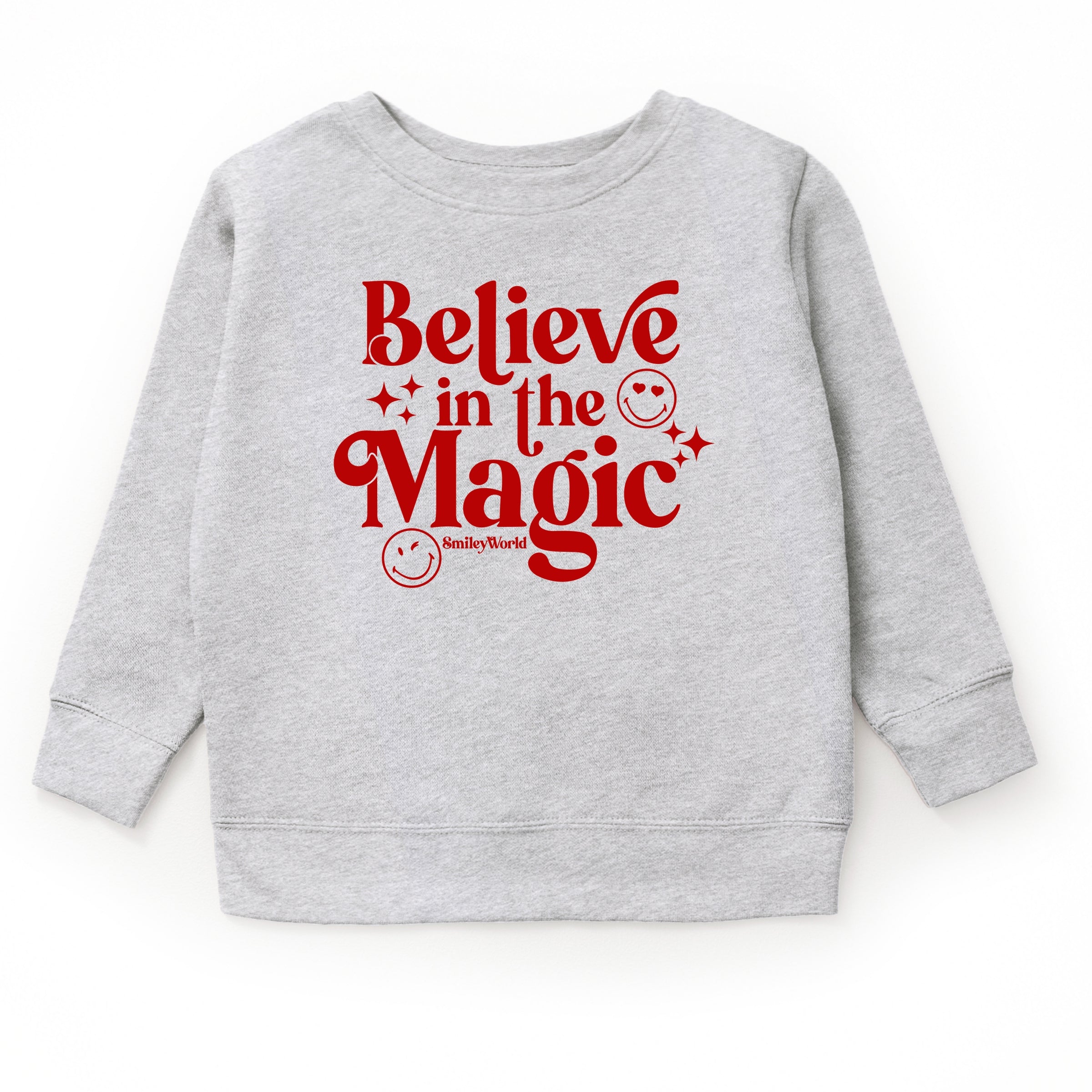 SmileyWorld Believe in Magic Sparkle - Youth Graphic Sweatshirt