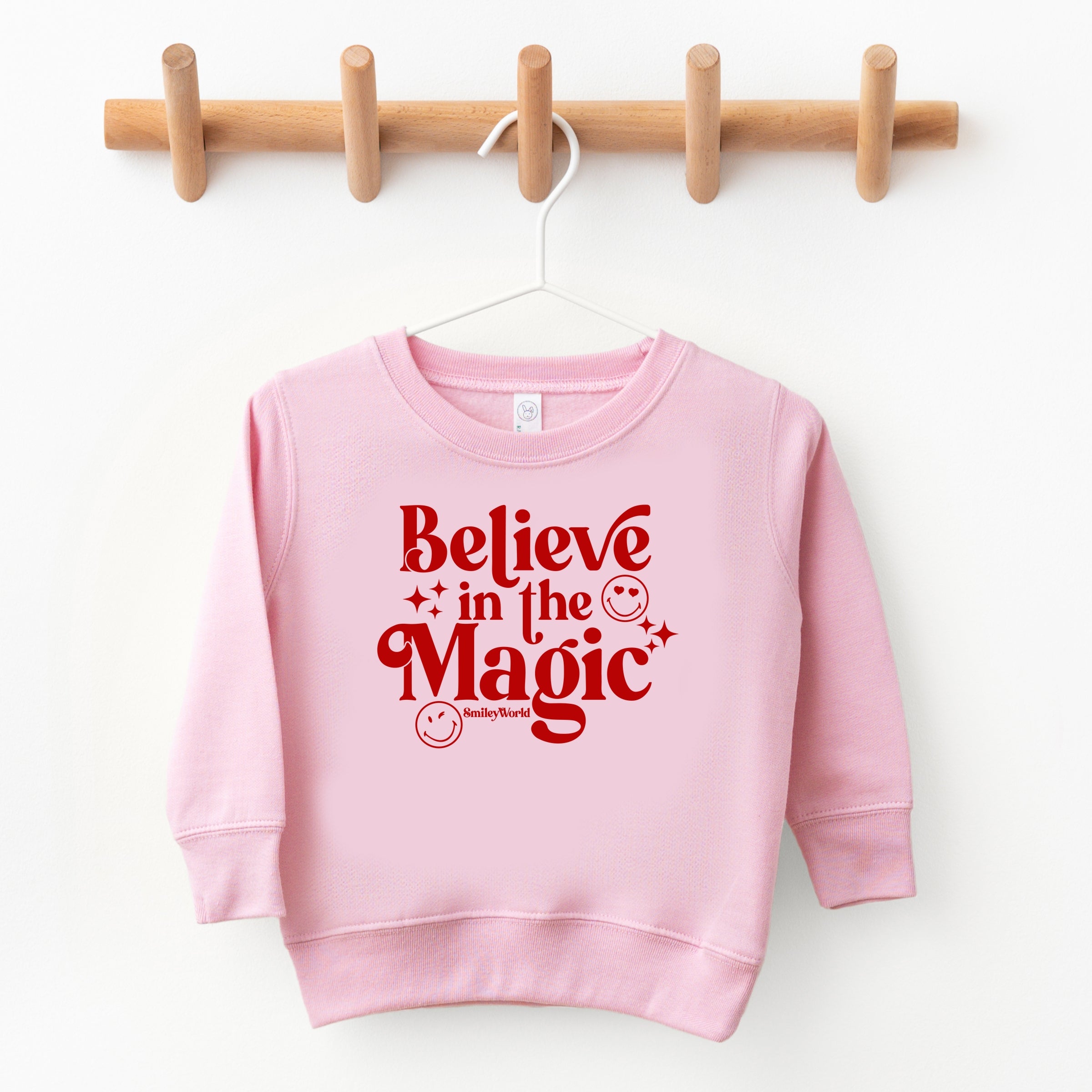 SmileyWorld Believe in Magic Sparkle - Toddler Graphic Sweatshirt