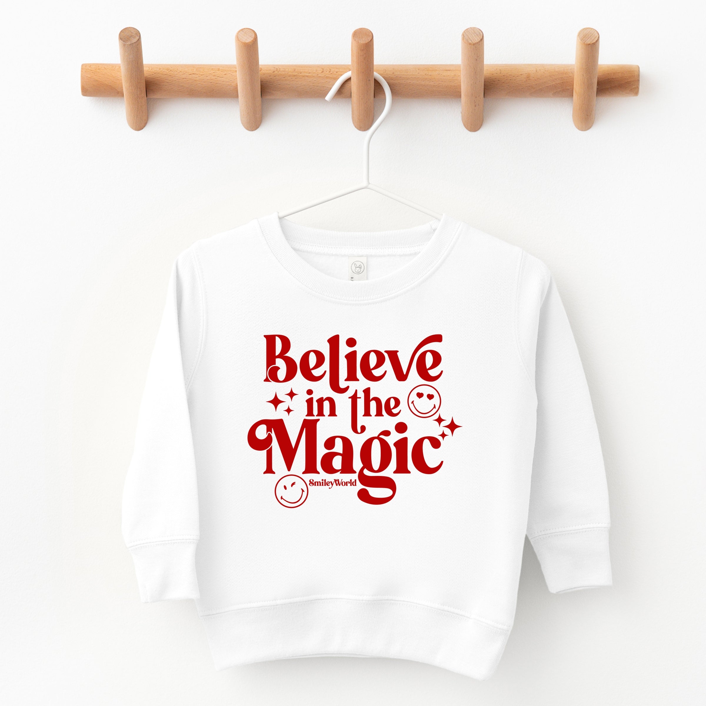 SmileyWorld Believe in Magic Sparkle - Toddler Graphic Sweatshirt