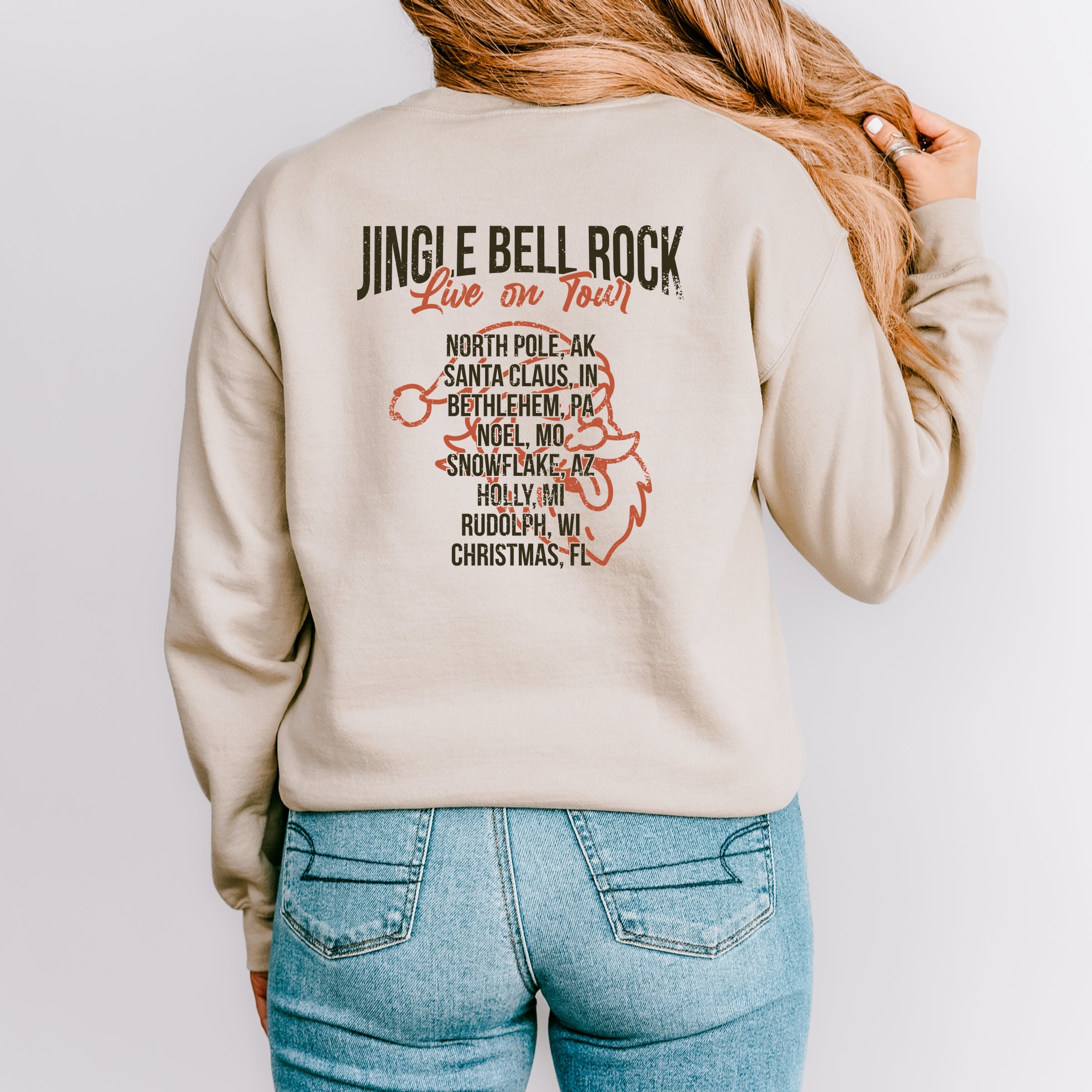Jingle Bell Rock World Tour -  Womens Sweatshirt