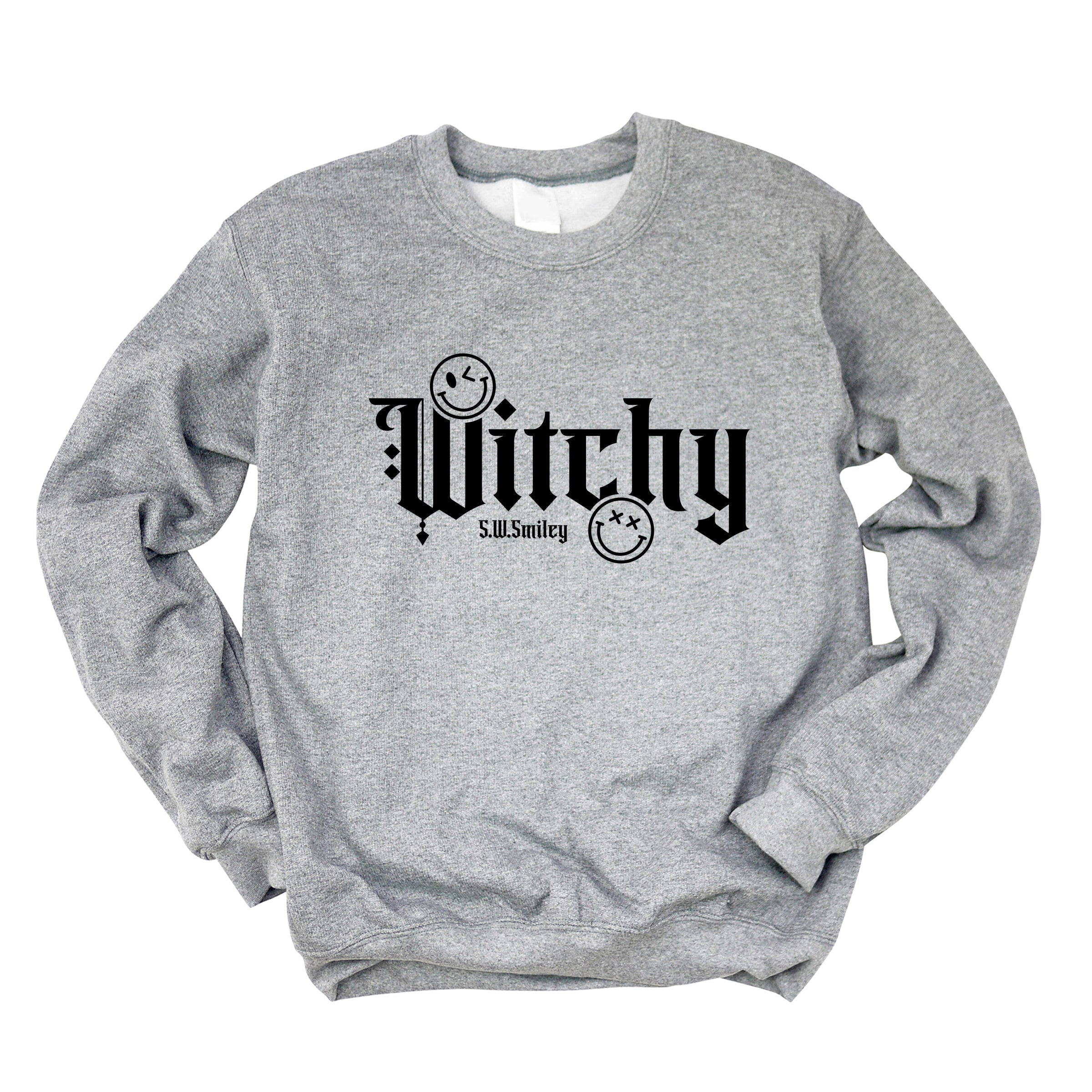S.W.Smiley Witchy Bold - Women's Graphic Sweatshirt