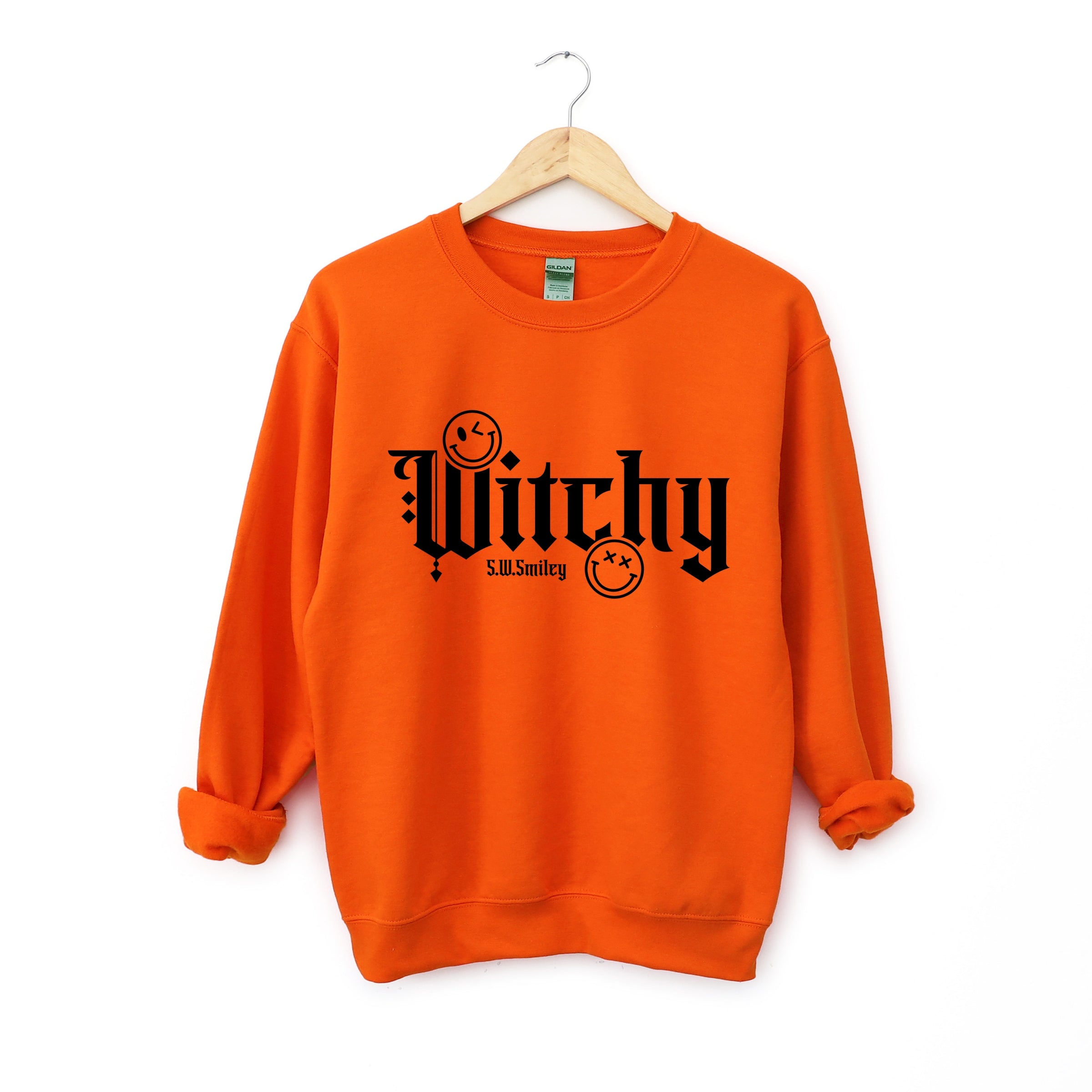 S.W.Smiley Witchy Bold - Women's Graphic Sweatshirt