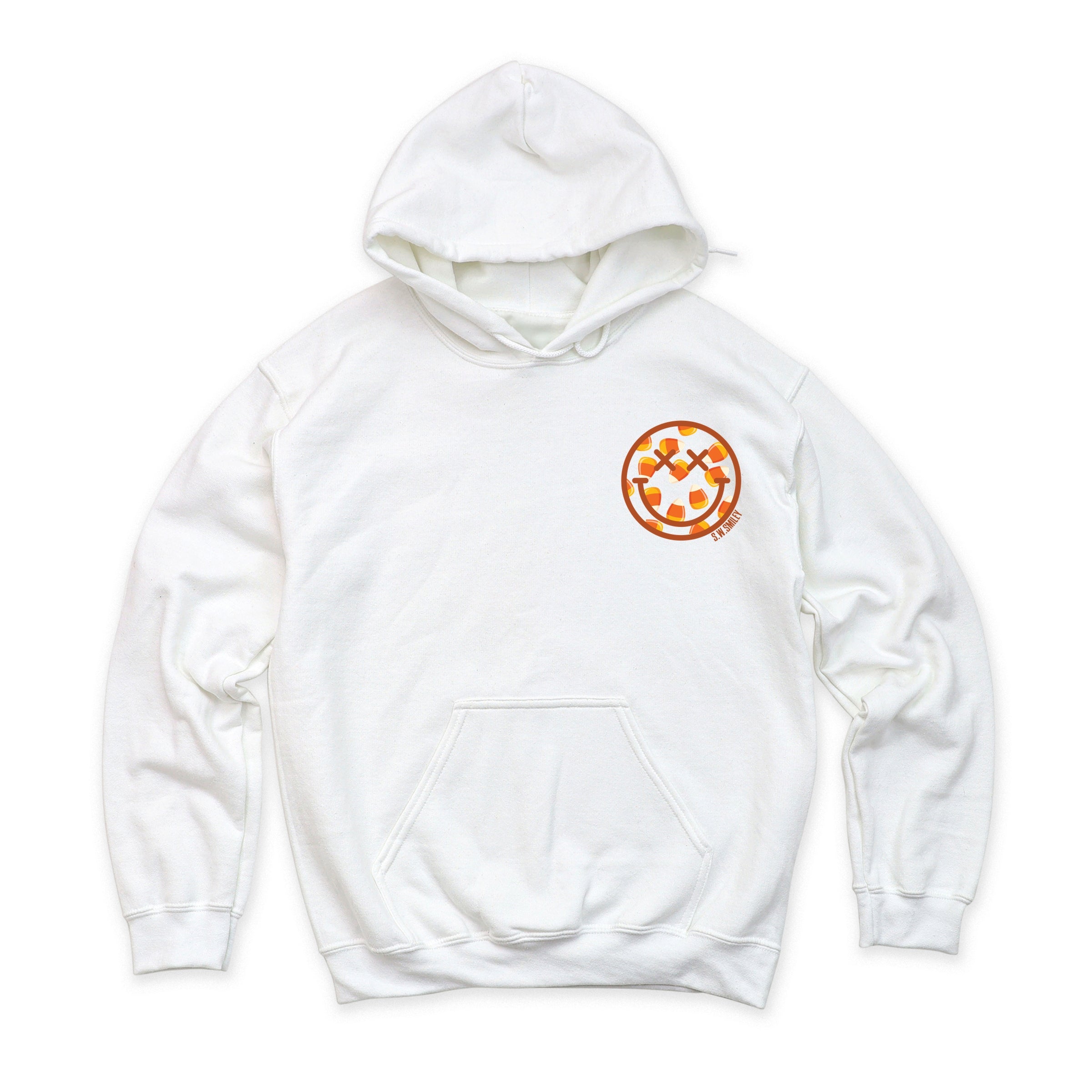 S.W.Smiley Candy Corn Smile - Women's Graphic Hoodie