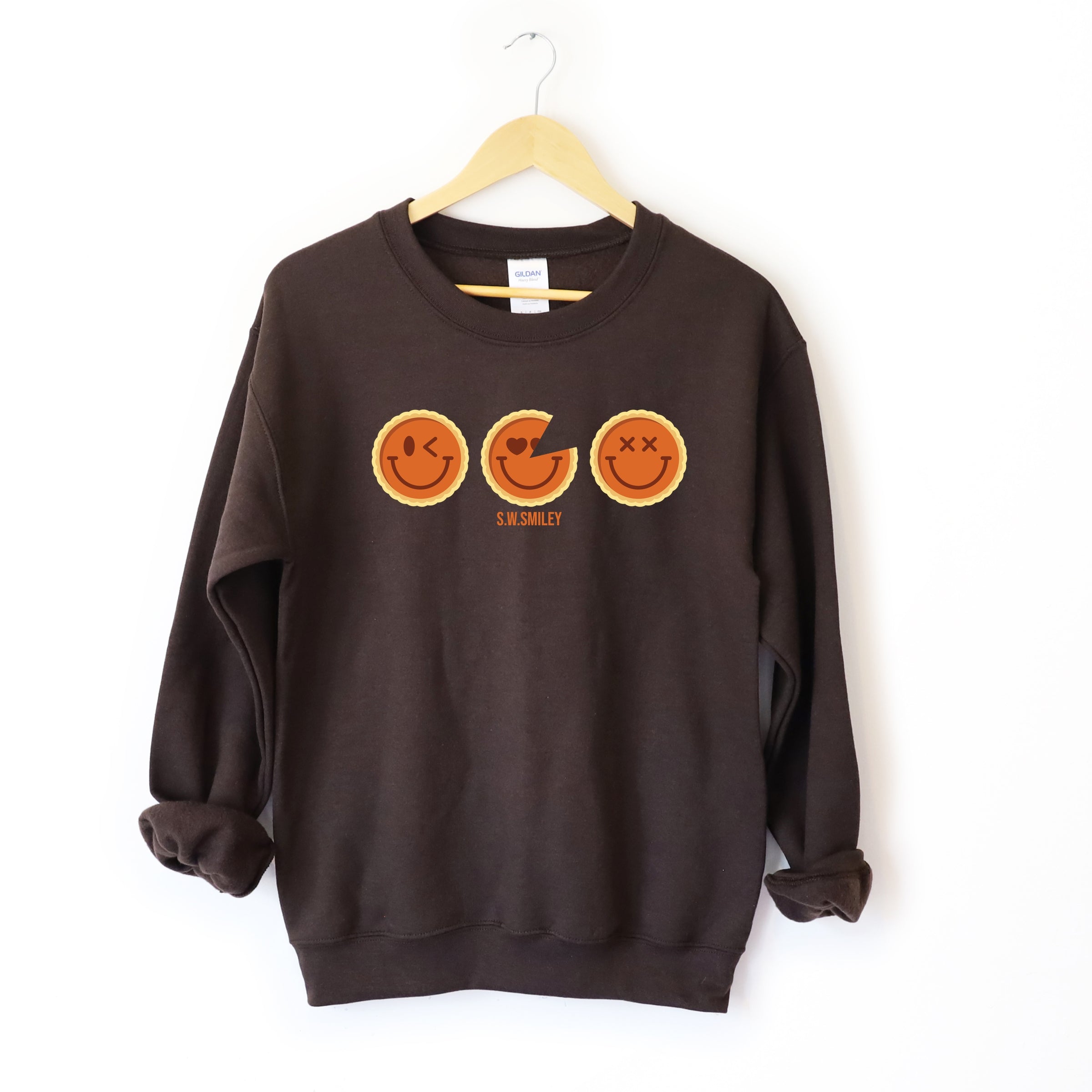S.W.Smiley Pumpkin Pies - Women's Graphic Sweatshirt
