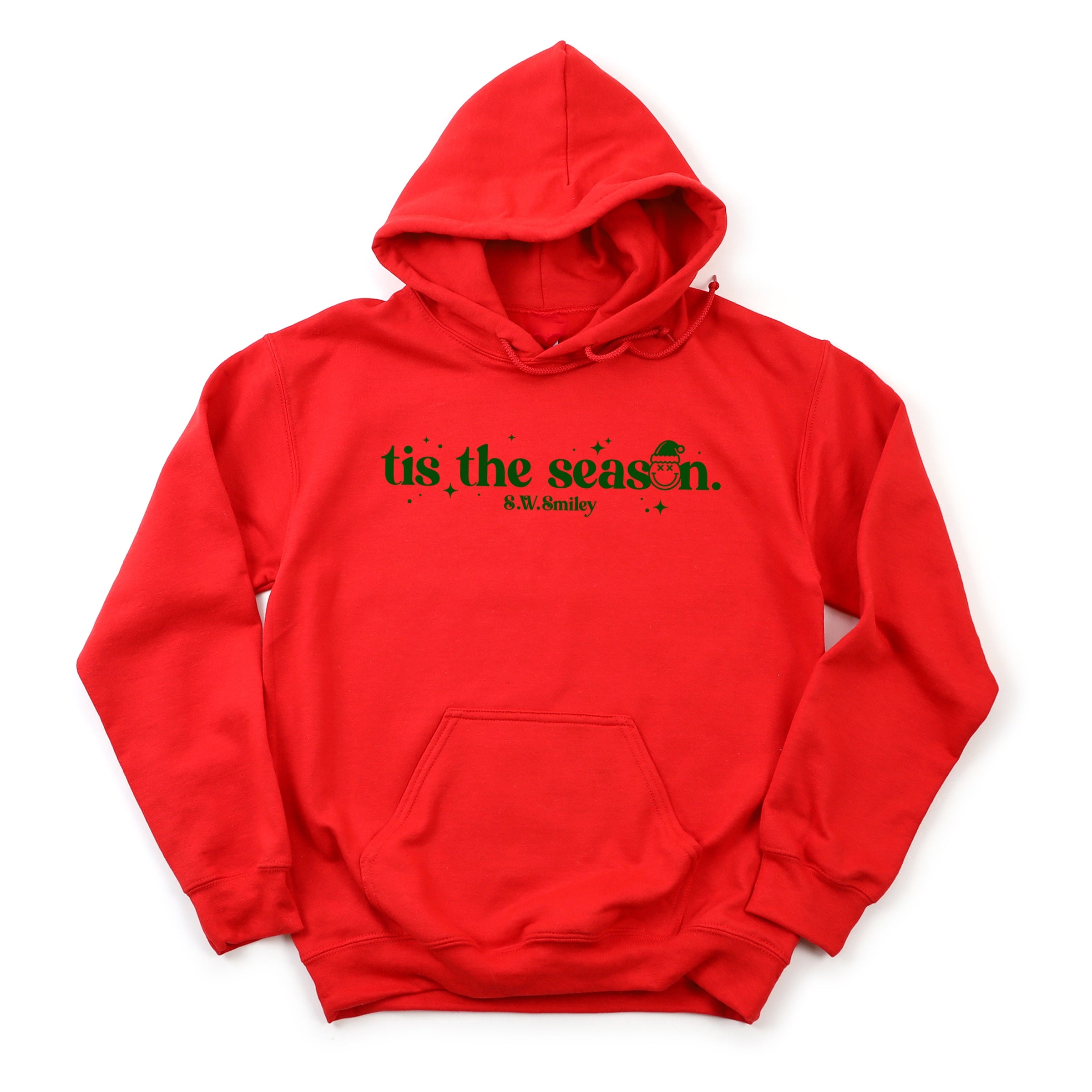 S.W.Smiley Tis The Season Sparkle - Women's Graphic Hoodie