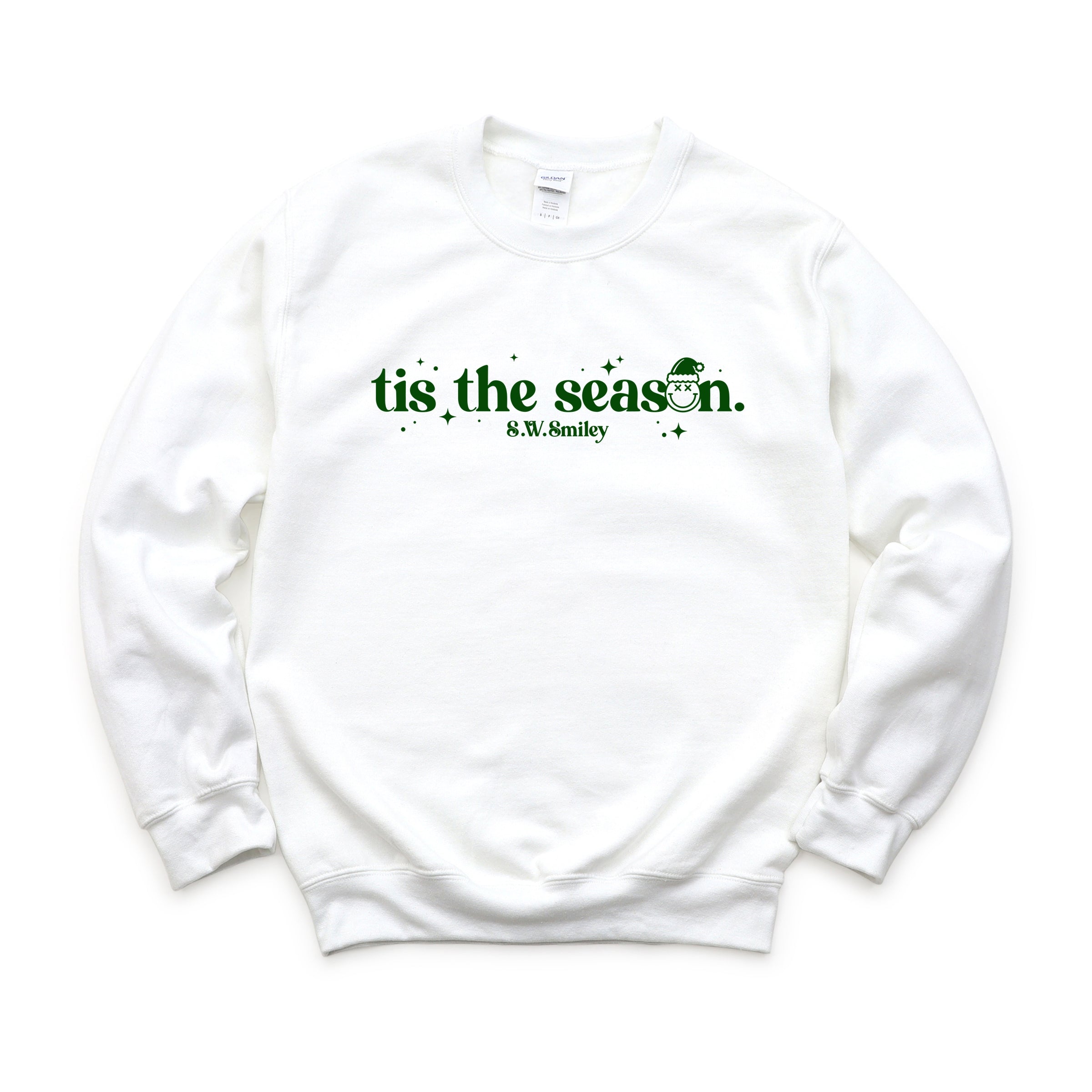 S.W.Smiley Tis The Season Sparkle - Women's Graphic Sweatshirt