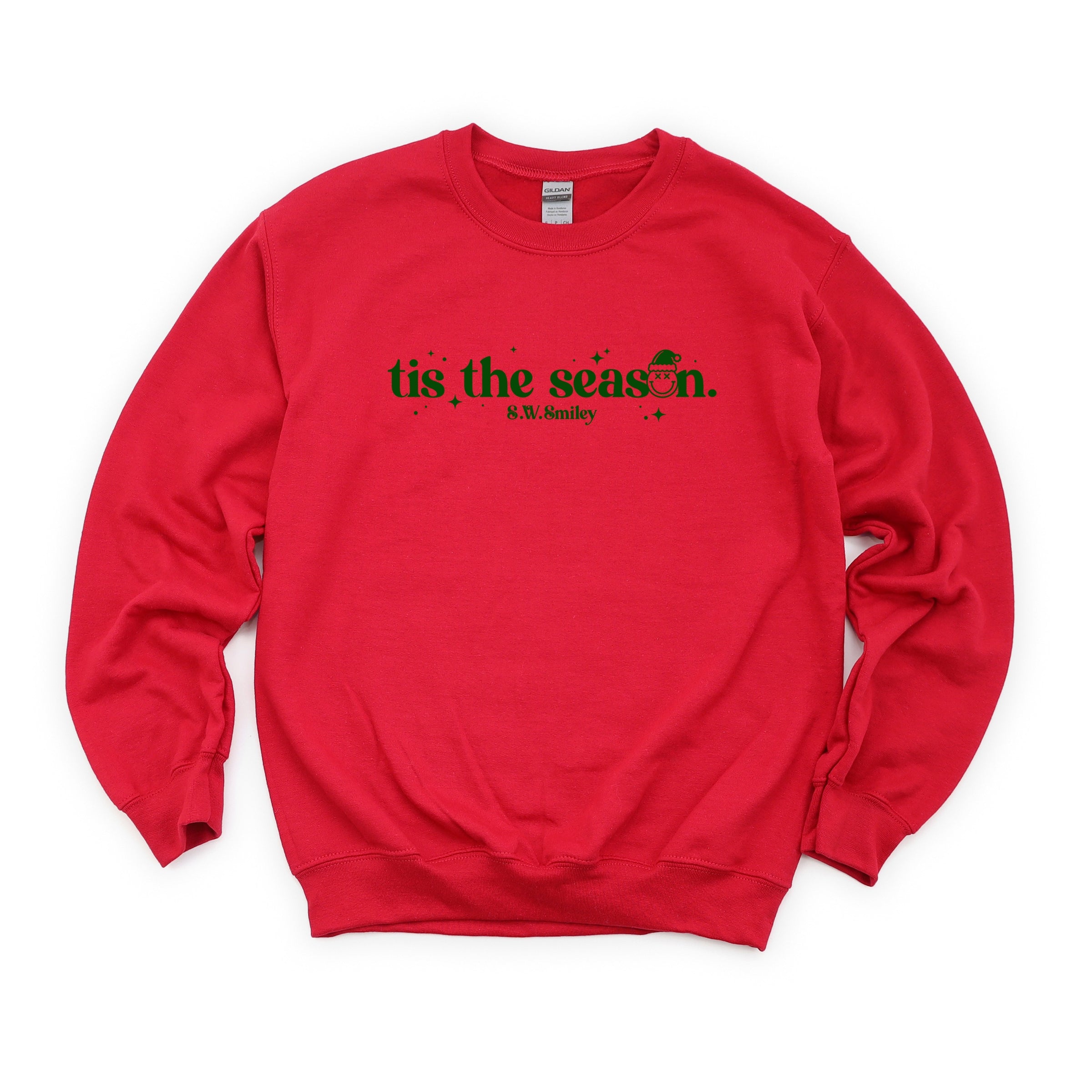 S.W.Smiley Tis The Season Sparkle - Women's Graphic Sweatshirt