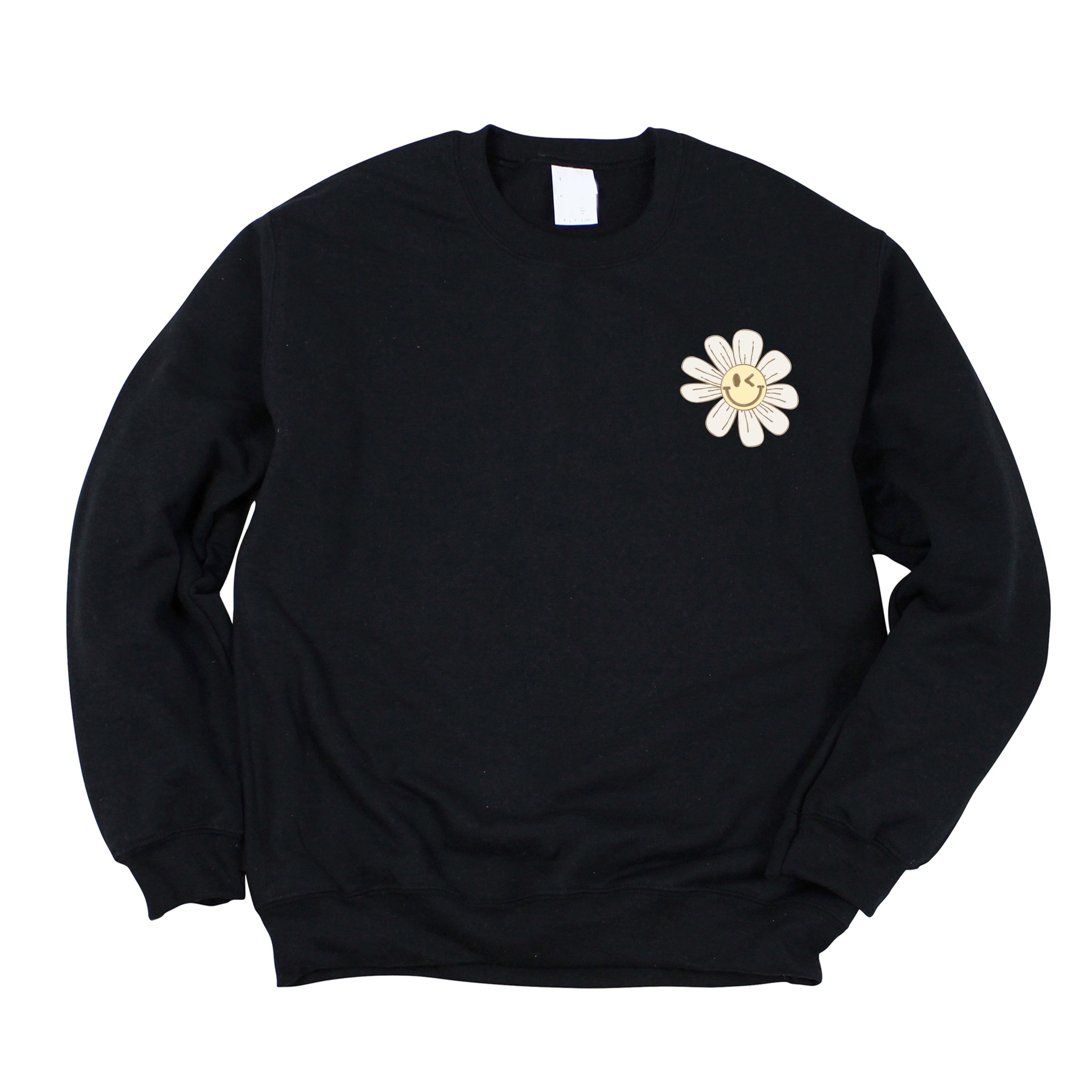 S.W.Smiley Blooming Daisies - Women's Graphic Sweatshirt