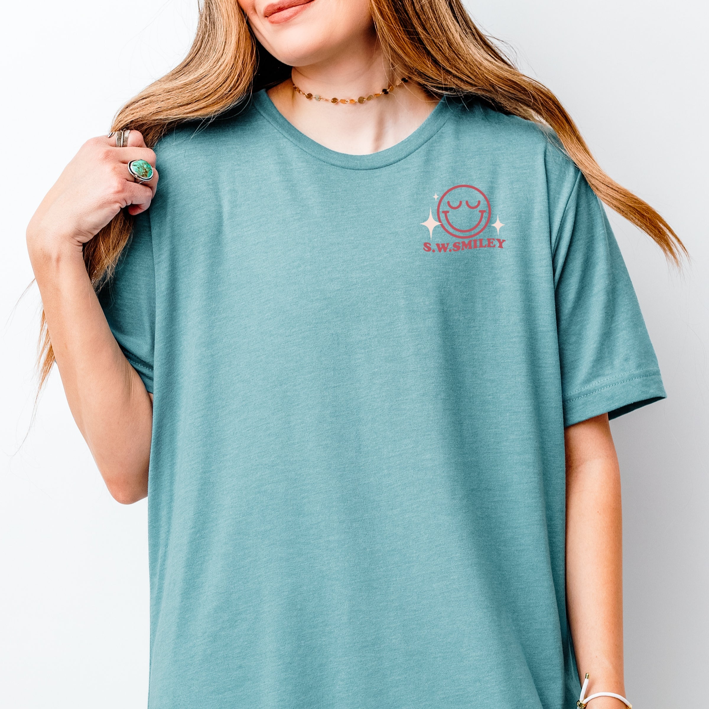 S.W.Smiley Celebrate The Little Wins - Women's Short Sleeve Graphic T-Shirt