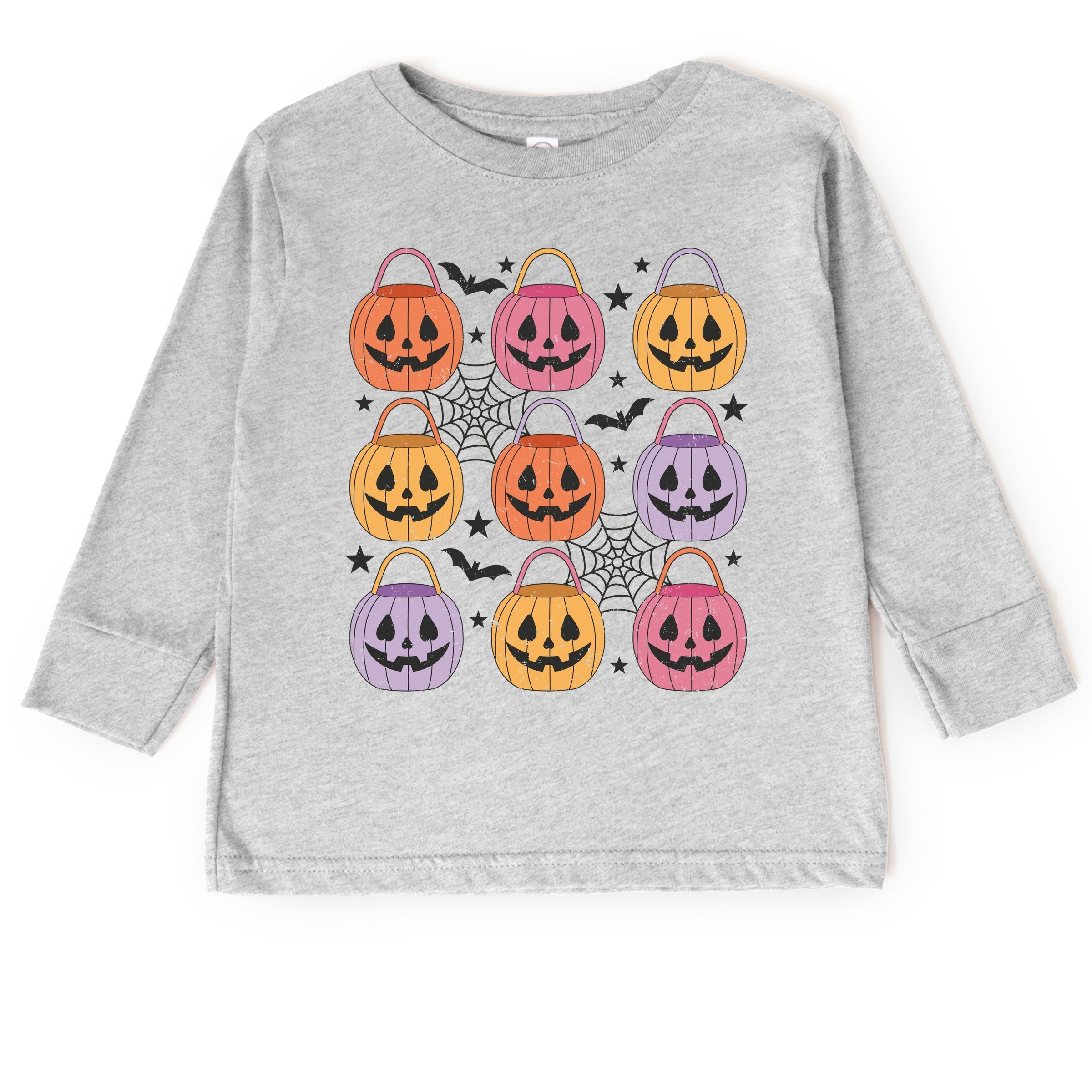 Pumpkin Basket Chart  - Toddler Long Sleeve Graphic Tee and Youth Long Sleeve Graphic T-Shirt