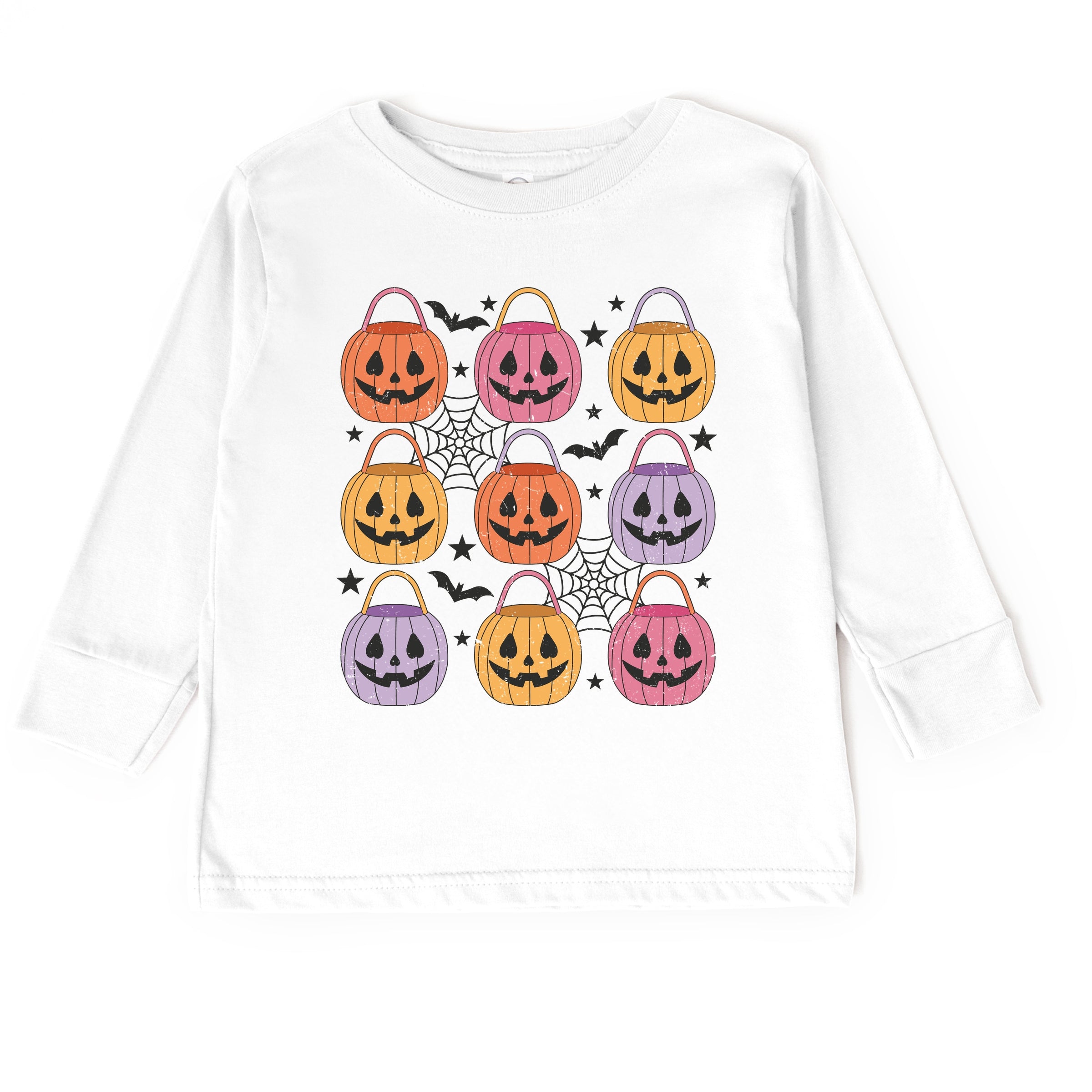 Pumpkin Basket Chart  - Toddler Long Sleeve Graphic Tee and Youth Long Sleeve Graphic T-Shirt