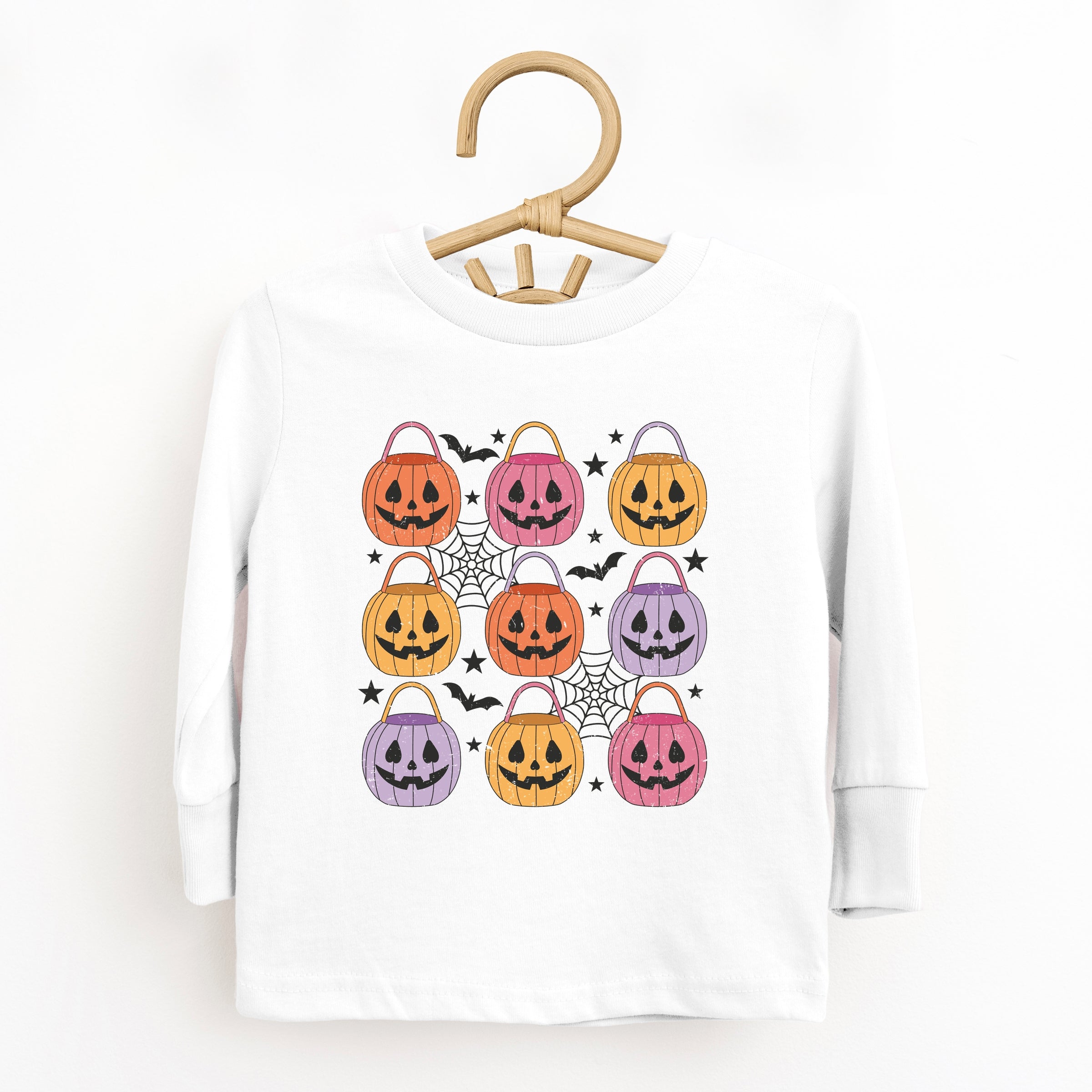 Pumpkin Basket Chart  - Toddler Long Sleeve Graphic Tee and Youth Long Sleeve Graphic T-Shirt